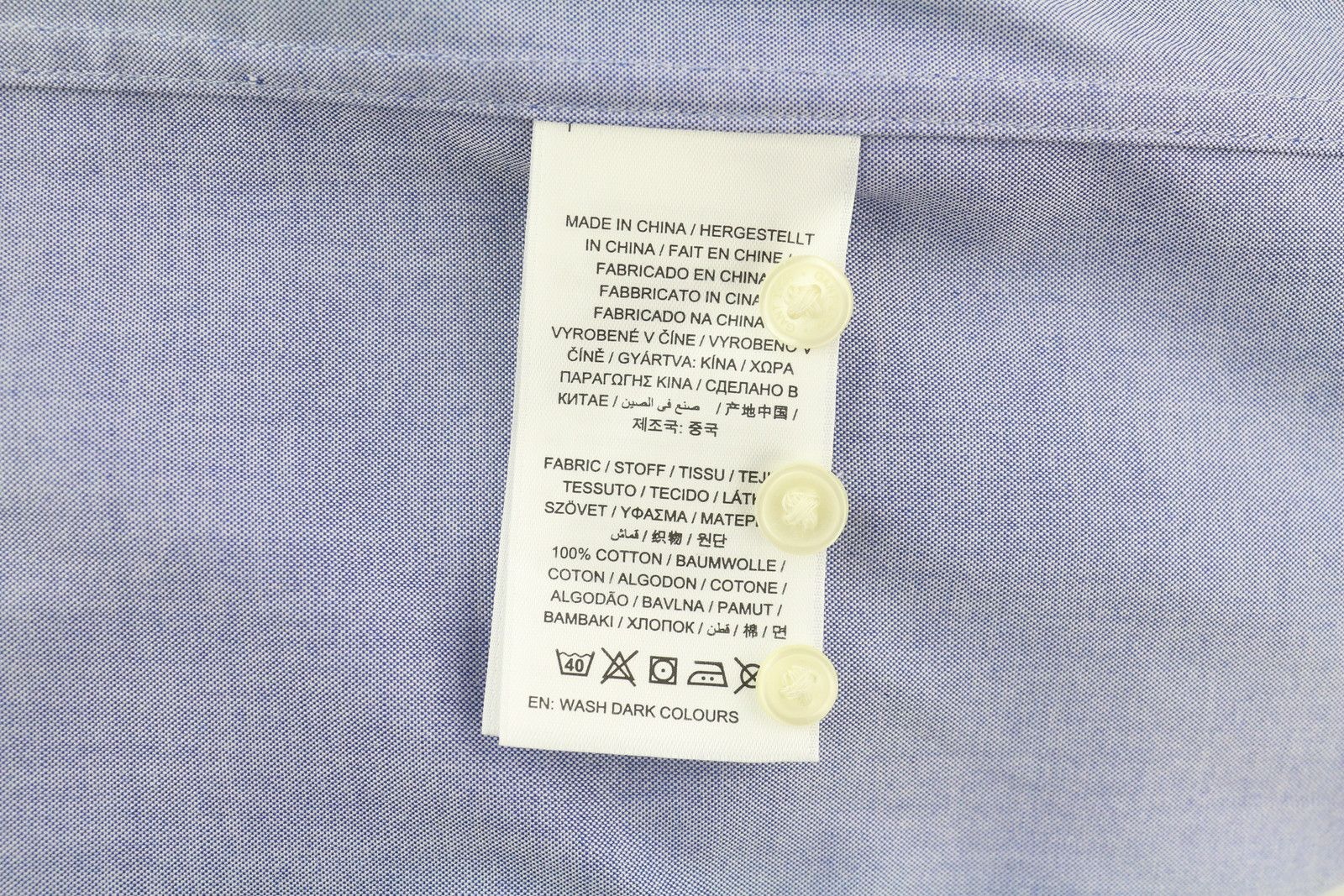 Gant OVERSIZED COLLAR EU36 Blue Button-Up Shirt 85146 Size S / US 4 / IT 40 - 8 Thumbnail