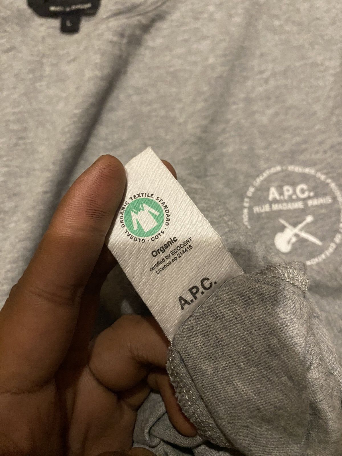 A.P.C. APC Rue Mademe Paris t.shirt Size US M / EU 48-50 / 2 - 6 Thumbnail