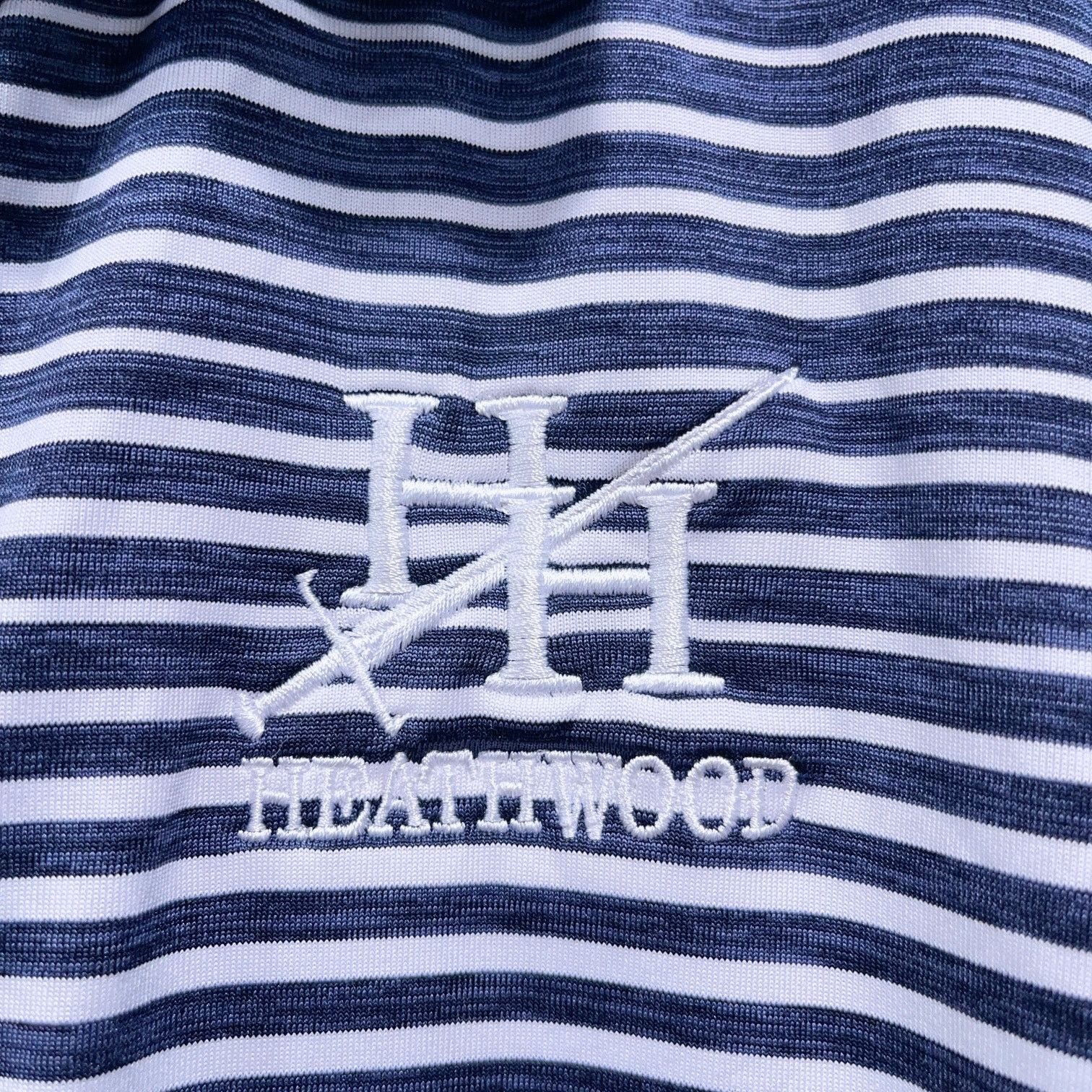 Under Armour Under Armour Heathwood Hall Striped Polo Blue Womens Me Size M / US 6-8 / IT 42-44 - 3 Thumbnail