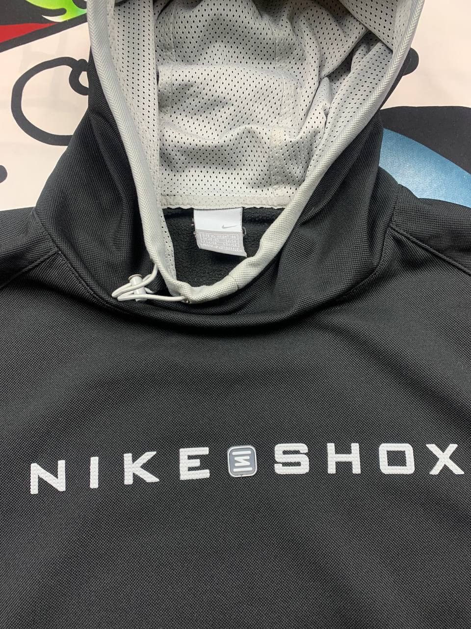 Nike RARE Vintage Nike Shox 00's drill spellout hoodie Size XL Size US XL / EU 56 / 4 - 3 Thumbnail