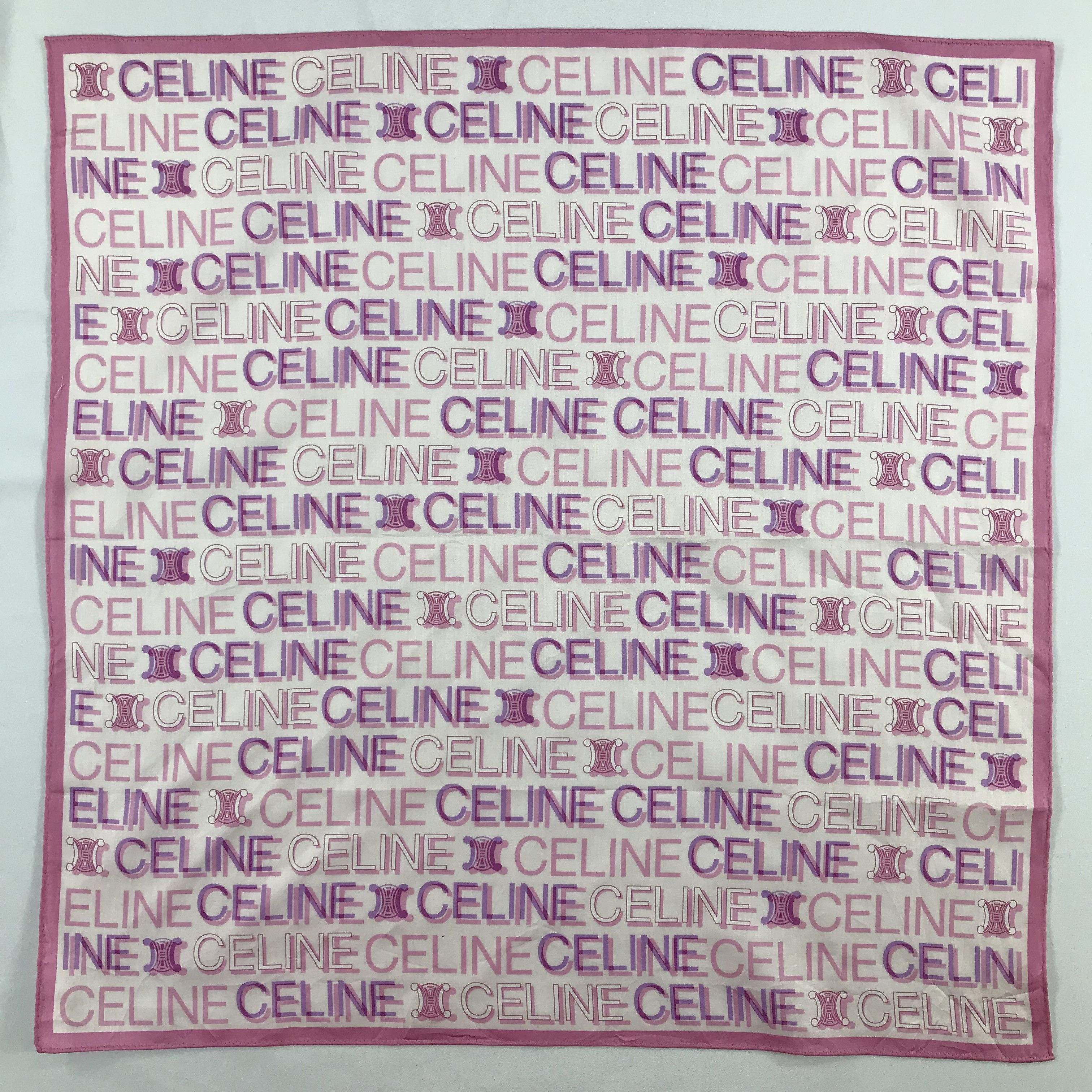 Celine × Vintage Celine Bandana / Handkerchief / Neckerchief - S2064 Size ONE SIZE - 1 Thumbnail