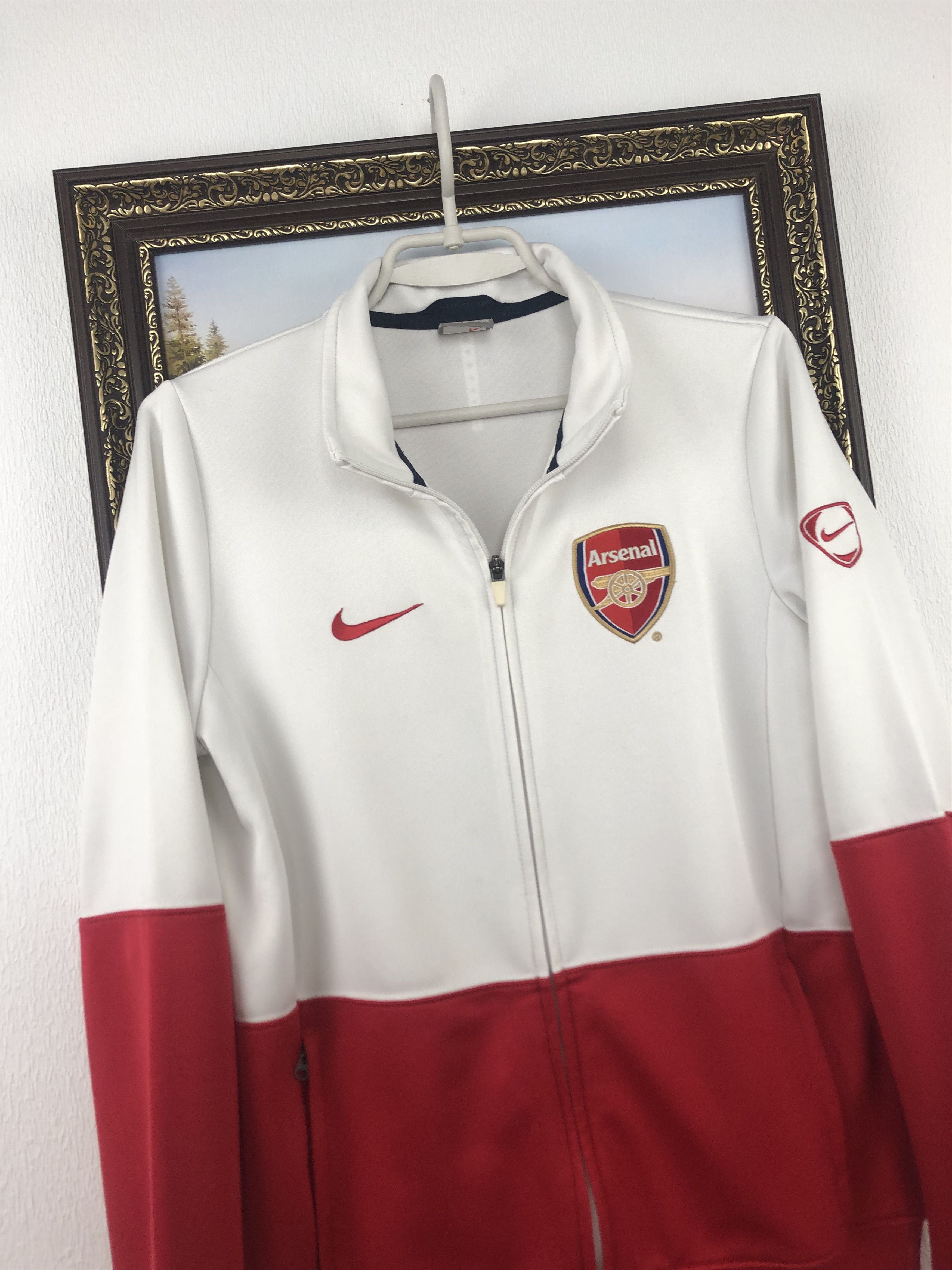 Nike Vintage Arsenal Football Jacket Soccer Track Top Gunners Size US S / EU 44-46 / 1 - 3 Thumbnail