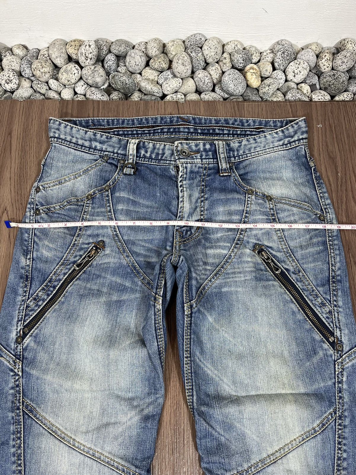 Japanese Brand × Nicole Club Nicole Club For Men Patchwork Jeans Size US 33 - 15 Thumbnail