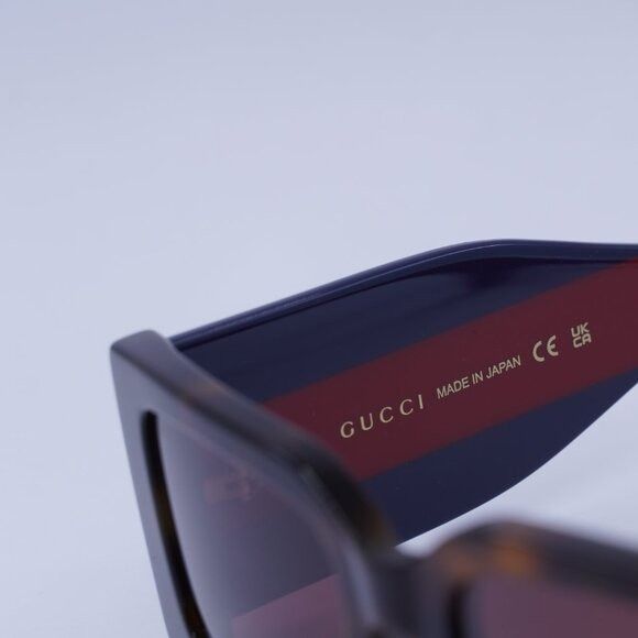 Gucci 🕶️ New Gucci GG1860S 002 Sunglasses - Havana/Blue/Red Frame Size ONE SIZE - 5 Thumbnail