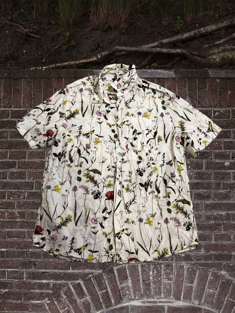 H&M H&M Men’s Cotton Button-Up Shirt Classic Fit Size US L / EU 52-54 / 3 - 1 Thumbnail