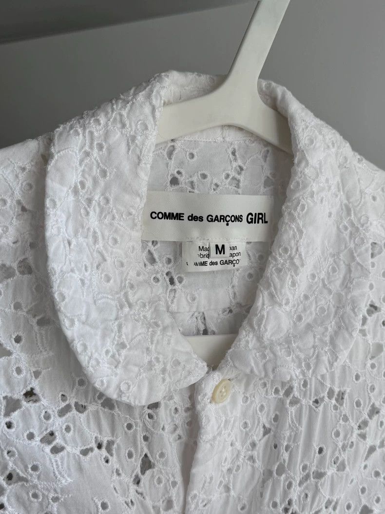 Comme des Garcons Comme Des Garcons White bow tie shirt 2505-Nextarrow Size M / US 6-8 / IT 42-44 - 2 Thumbnail
