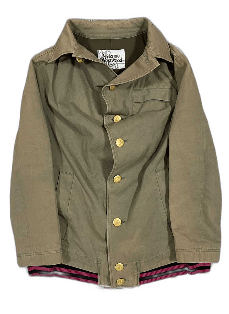 Vivienne Westwood Vivienne Westwood Westwood Gold Buckle Distressed Asymmetri Size US S / EU 44-46 / 1 - 1 Thumbnail