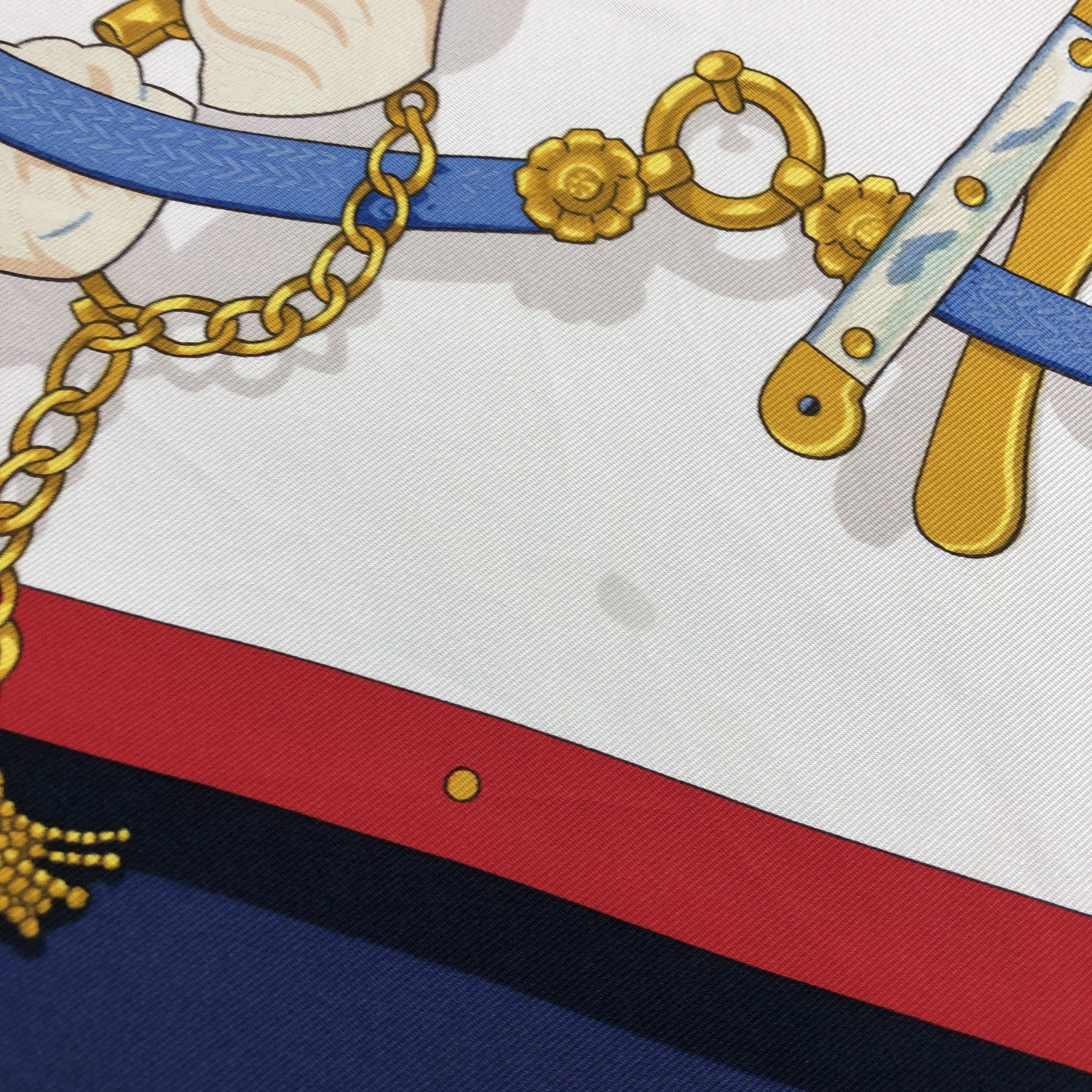 Hermes × Vintage Vintage Hermes SILK Scarf Twill Stole Wraps Scarves Size ONE SIZE - 6 Thumbnail