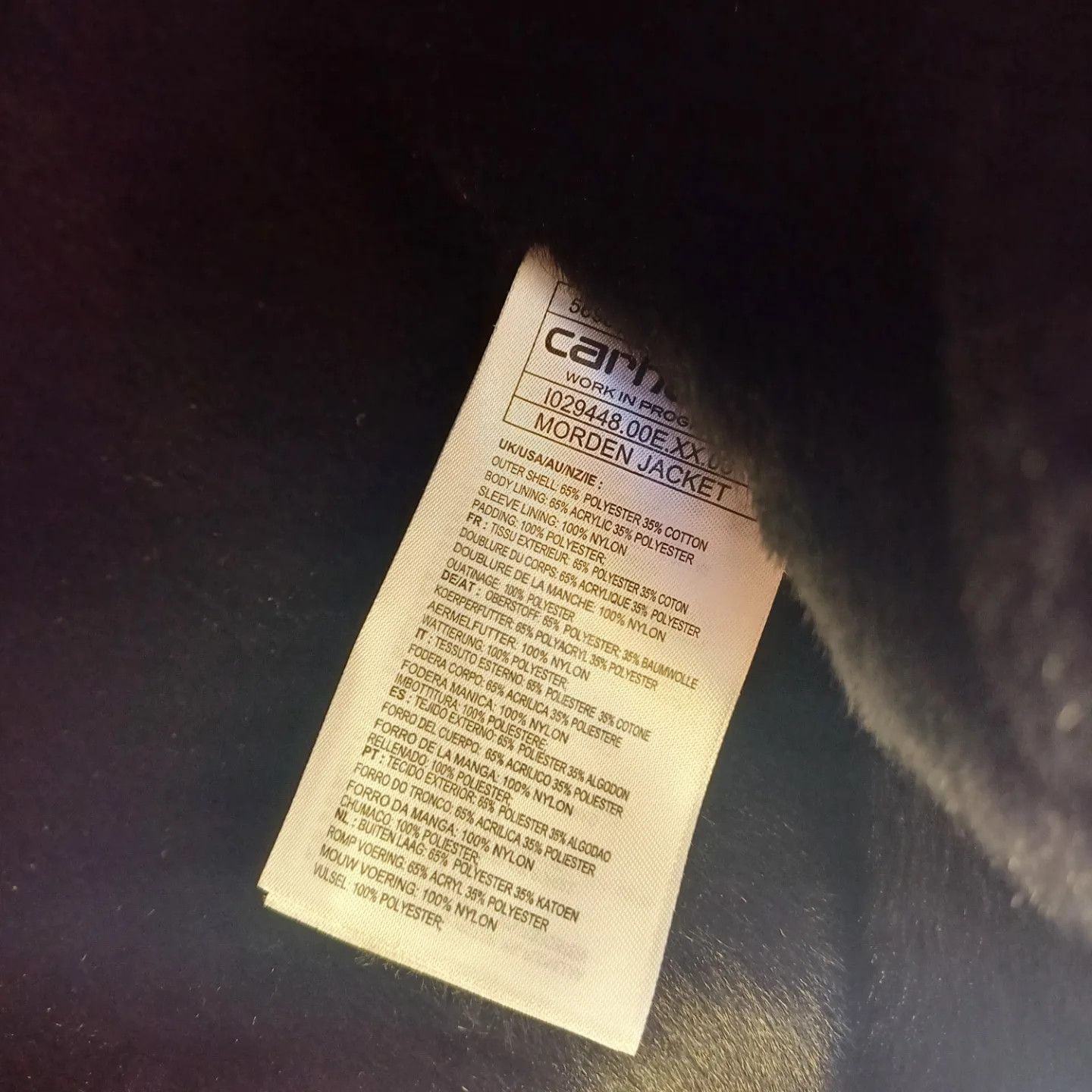 Carhartt Wip Carhartt Wip Morder Jacket Winter Parka Size US L / EU 52-54 / 3 - 7 Thumbnail