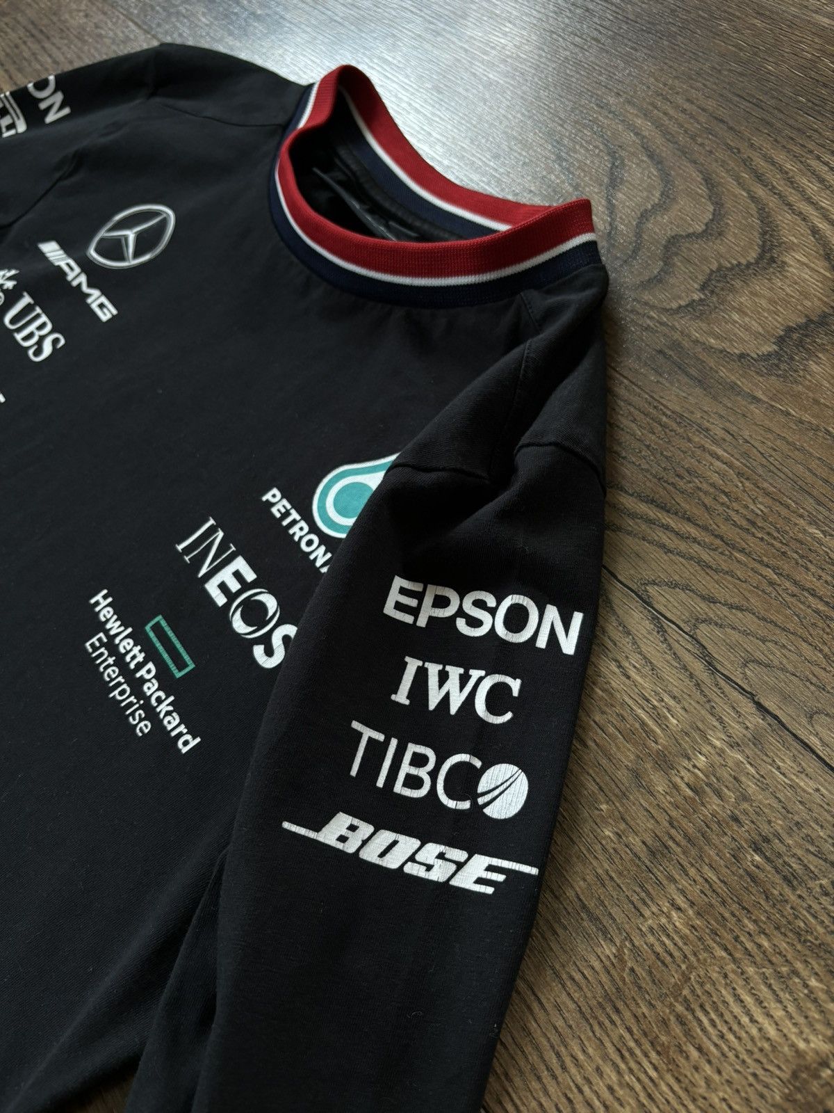 Formula 1 × Tommy Hilfiger Mercedes AMG Petronas F1 Men's Team Long Driver Black TH Size US XS / EU 42 / 0 - 3 Thumbnail