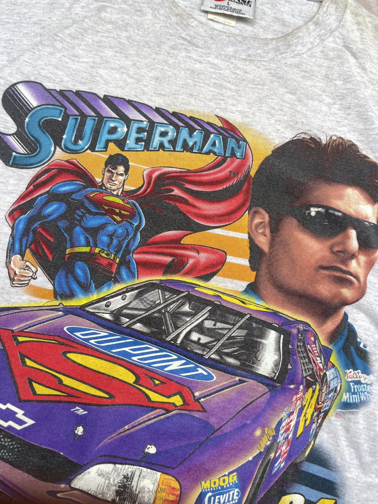 Other 90’s Vintage 1999 NASCAR DC Comics Superman Racing Tee Size US L / EU 52-54 / 3 - 2 Thumbnail