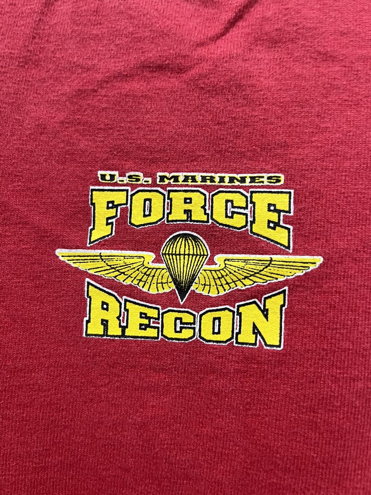 Vintage VTG Military U.S Marines Force Recon Tees Size US L / EU 52-54 / 3 - 6 Thumbnail