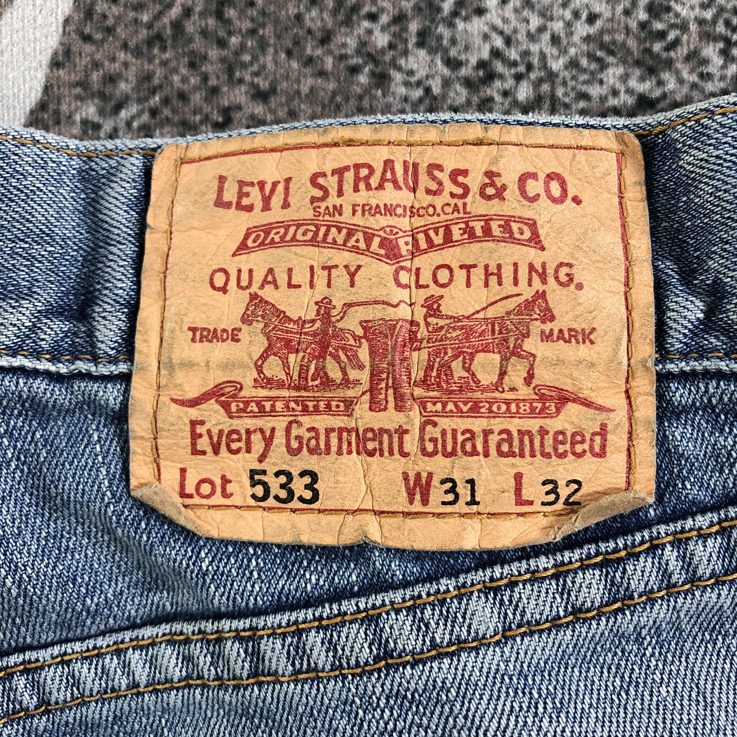 Levi's Vintage Levis Jeans 533 Distress Denim KJ2700 Size US 31 - 5 Thumbnail