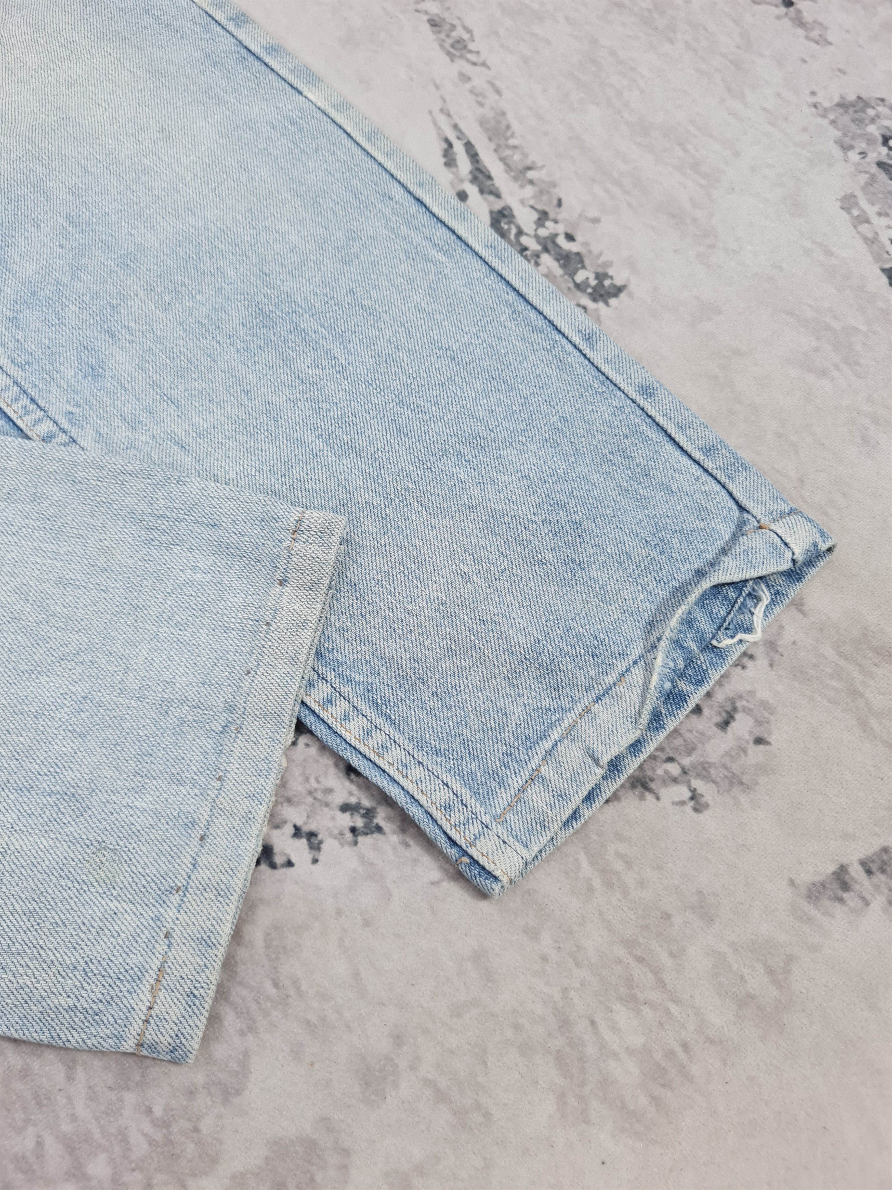 Levi's Vintage Clothing Vtg LEVIS 603 Slim Cut Light Blue Jeans L0368 Size 29X28 Size US 33 - 7 Thumbnail