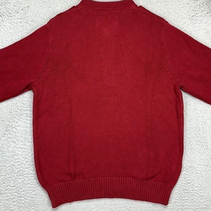 Eddie Bauer Eddie Bauer Mens Medium Sweater Henley Red Knit Cotton Lightweight Pullover Size US M / EU 48-50 / 2 - 3 Thumbnail