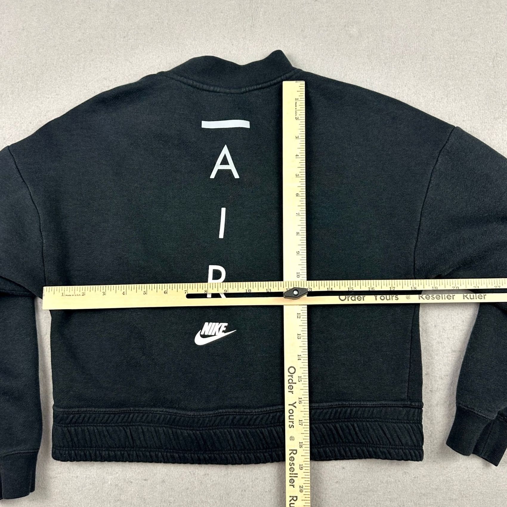 Nike Nike Air Jacket Women XS Black Full Zip Pockets Knit Bomber Casual Regular Fit Size XS / US 0-2 / IT 36-38 - 5 Thumbnail