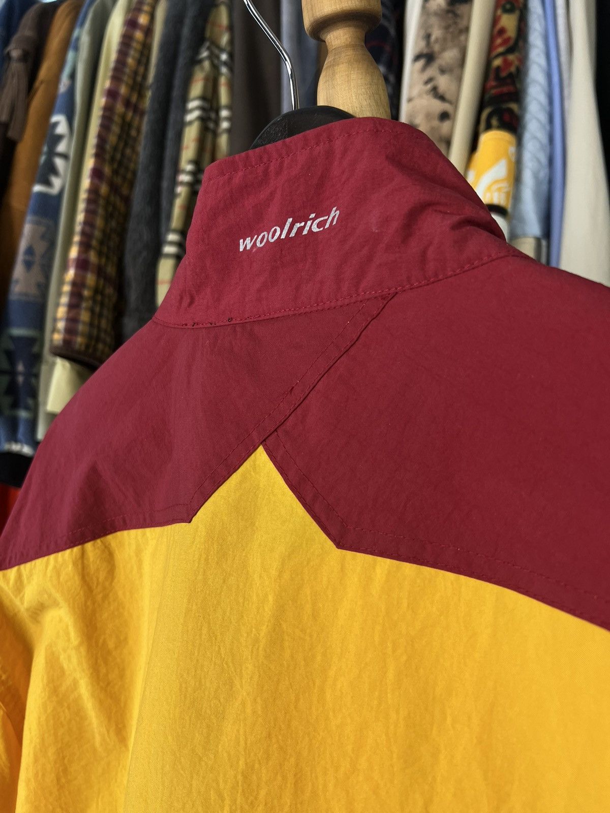Woolrich Woolen Mills Woolrich Vintage 1/2 Zip Yellow Jacket Size M - L Size US L / EU 52-54 / 3 - 4 Thumbnail