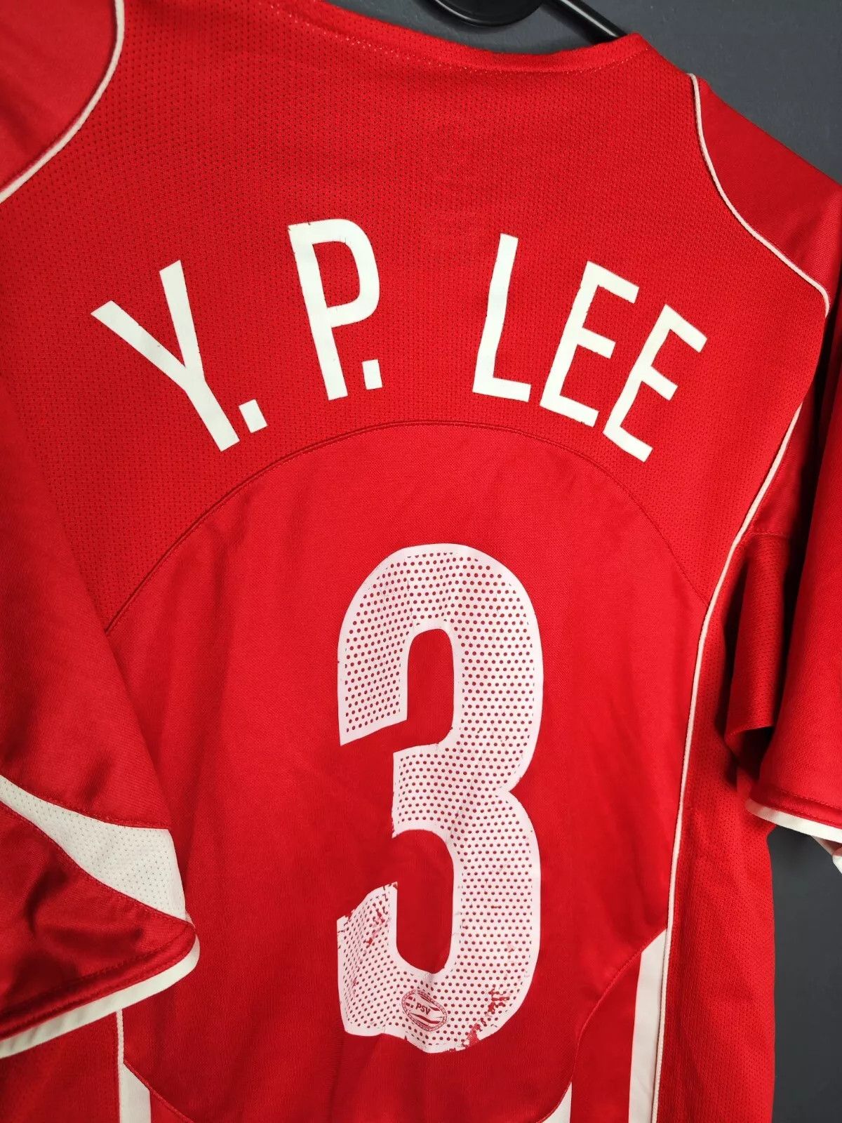 Nike Psv Eindhoven Jersey Nike Y P lee #3 Rare Size US M / EU 48-50 / 2 - 1 Thumbnail