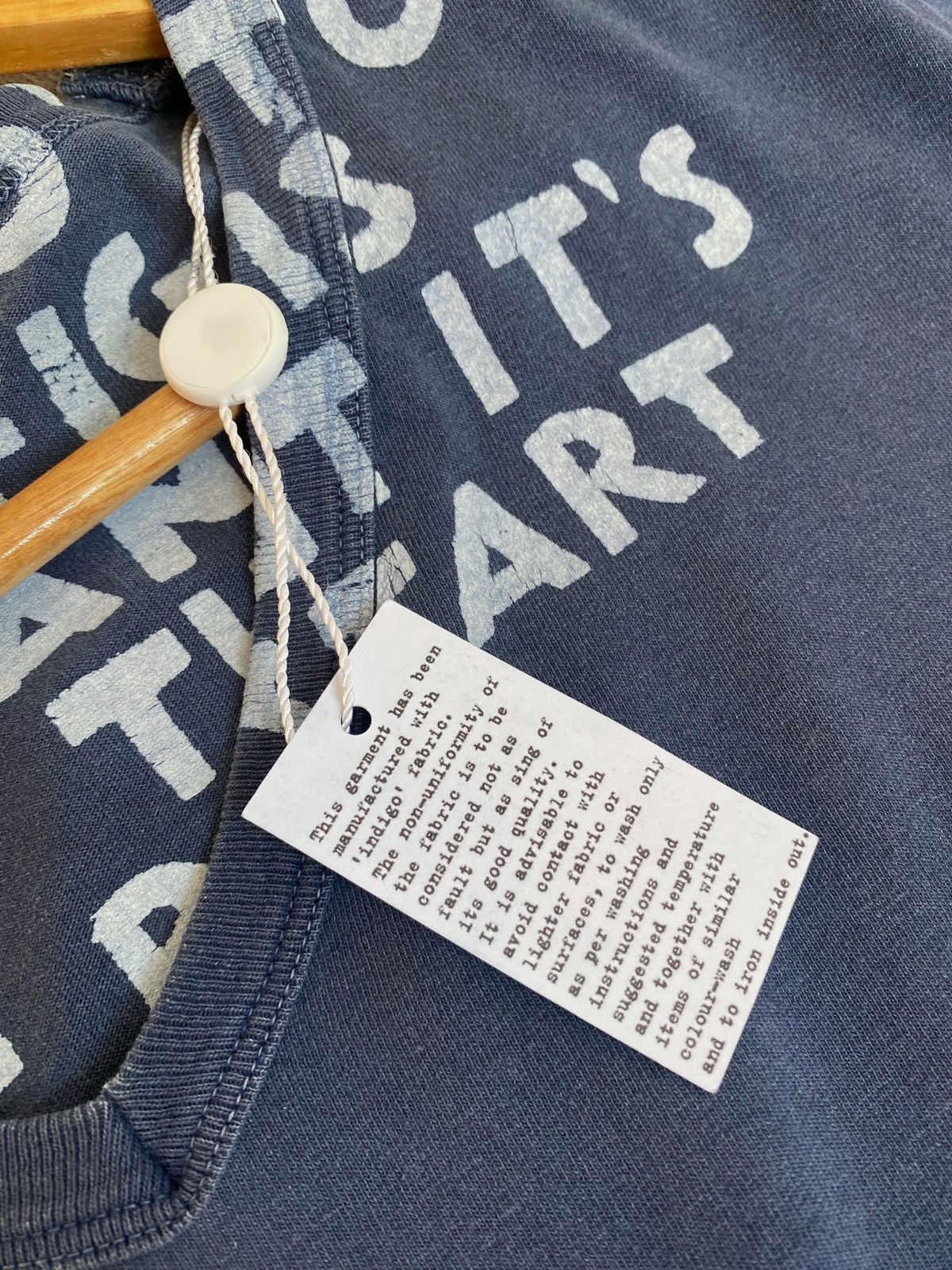 Maison Margiela MAISON MARTIN MARGIELA AIDS garment dyed v- neck t-shirt Size US M / EU 48-50 / 2 - 16 Thumbnail