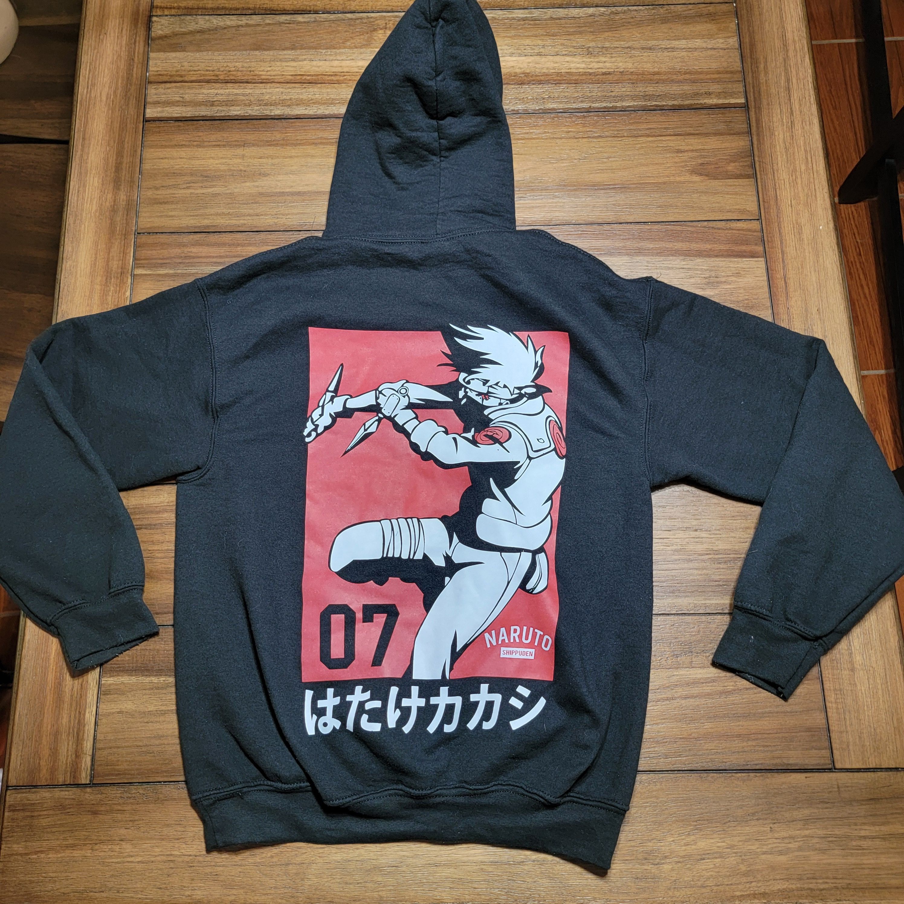 Gildan Naruto Shippuden LS Black Gildan Hoodie - Size Small Size US S / EU 44-46 / 1 - 3 Thumbnail