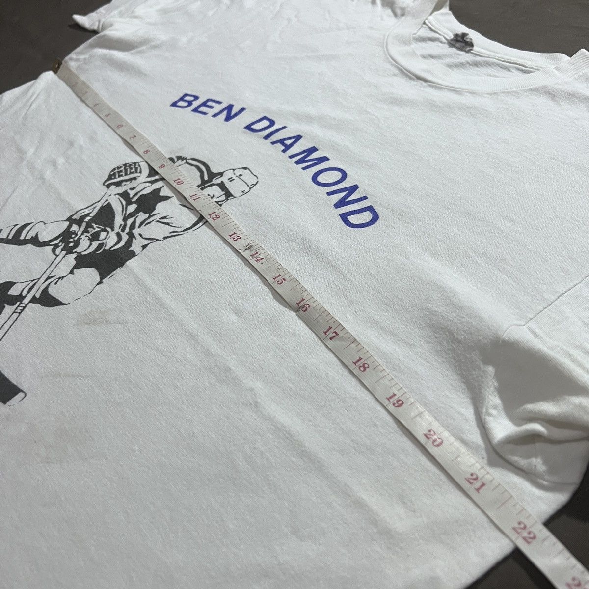 NHL Vintage 90s NHL Hockey BEN DIAMOND Promo Tee Size US XL / EU 56 / 4 - 10 Thumbnail