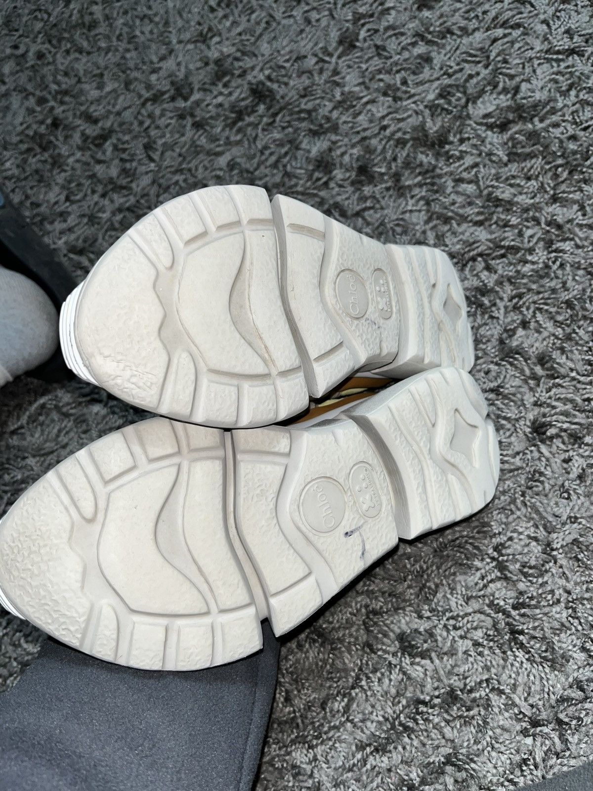 Chloe CHLOE LEATHER SNEAKERS SIZE 35 EU Size US 5 / IT 35 - 4 Thumbnail