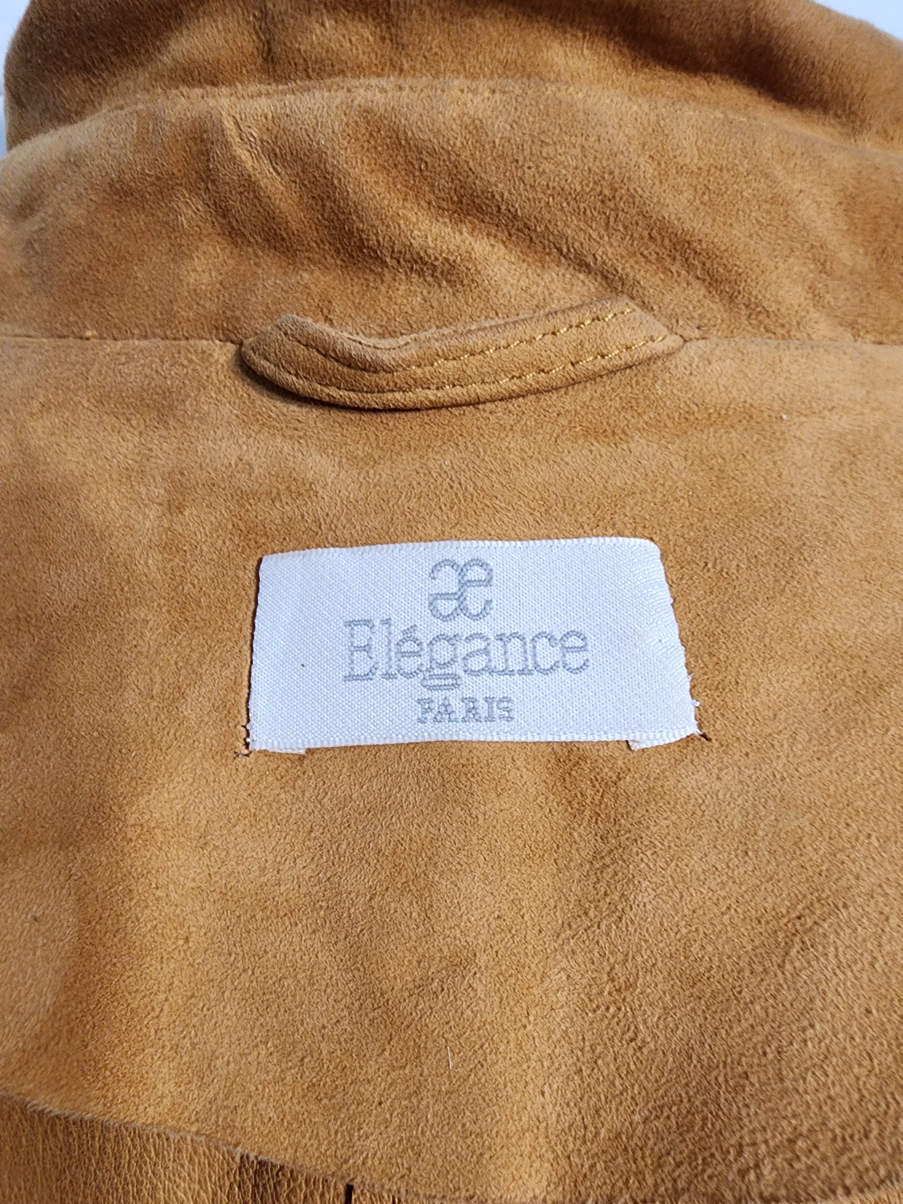 Other Women's Suede Shirt: Brown Leather Simple Style Size L / US 10 / IT 46 - 8 Thumbnail