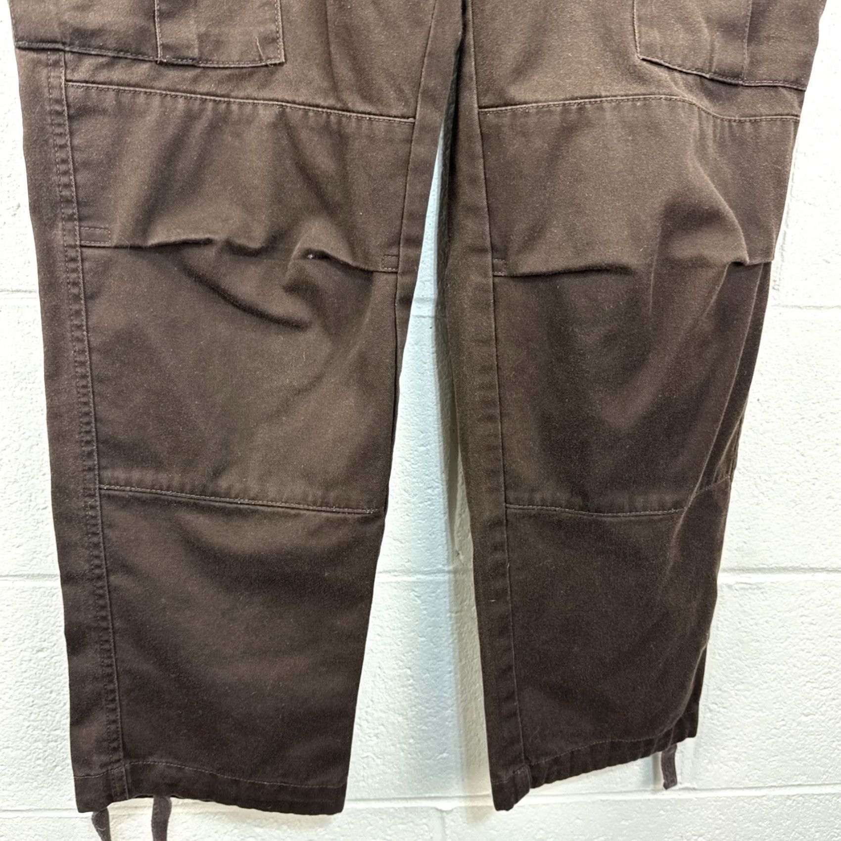 Empyre VINTAGE Empyre Pants Cargo Straight Leg Relaxed Fit Brown 30x29 Adjustable Waist Men’s Baggy Casual Size US 30 / EU 46 - 5 Thumbnail