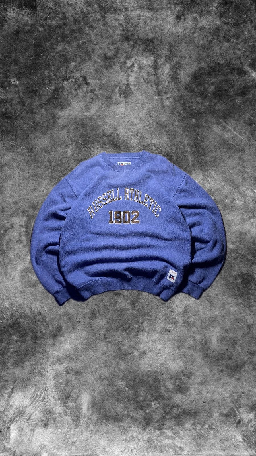 Russell Athletic × Vintage ⛩️ Vintage Russell Athletic Big Sun Faded Crewneck Sweatshirt Size US M / EU 48-50 / 2 - 1 Thumbnail