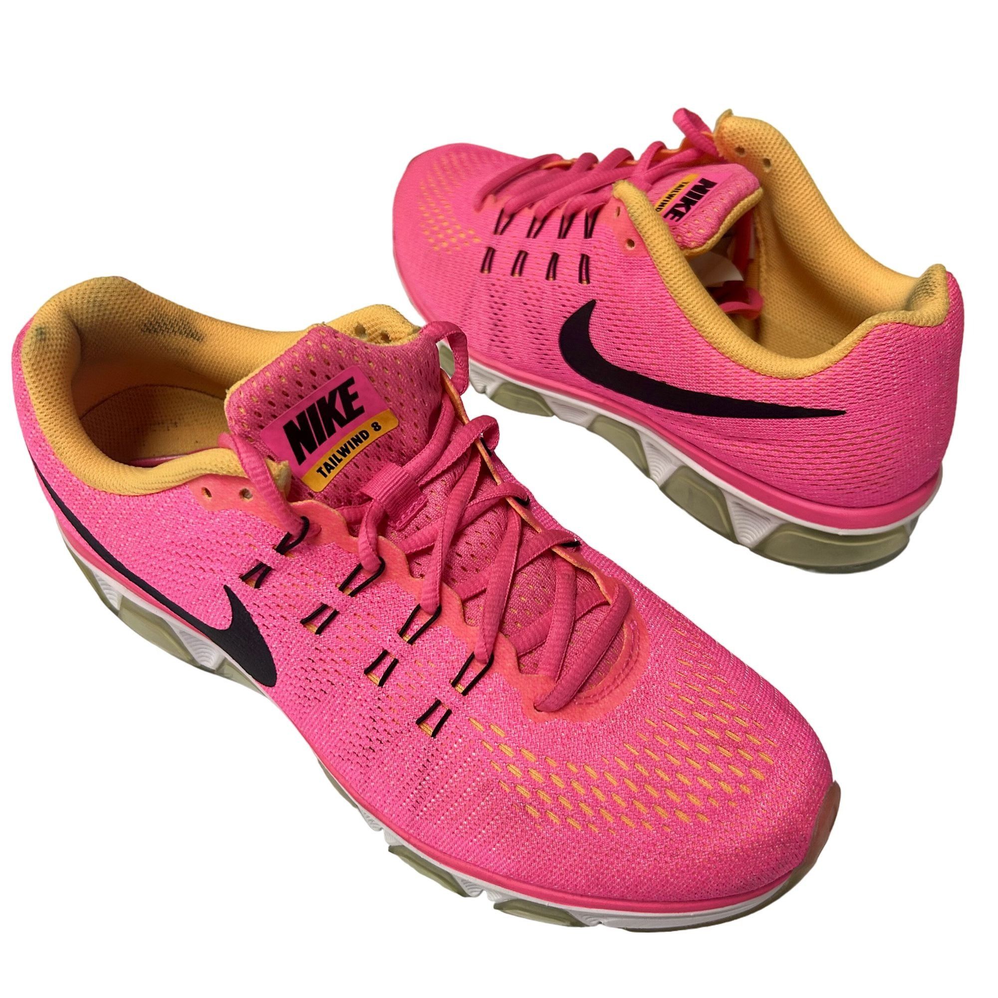 Nike Air Max TAILWIND Womens NEON PINK Mesh RUNNING Shoes