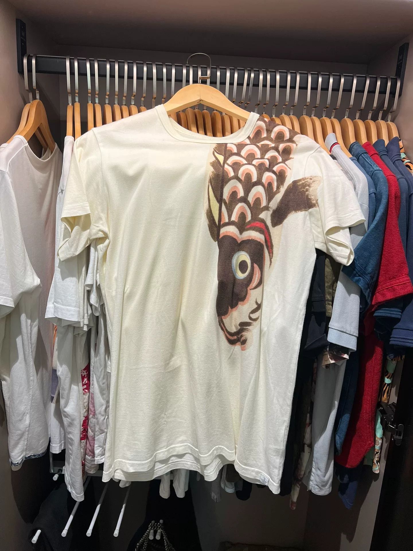 visvim koi fish graphic tee