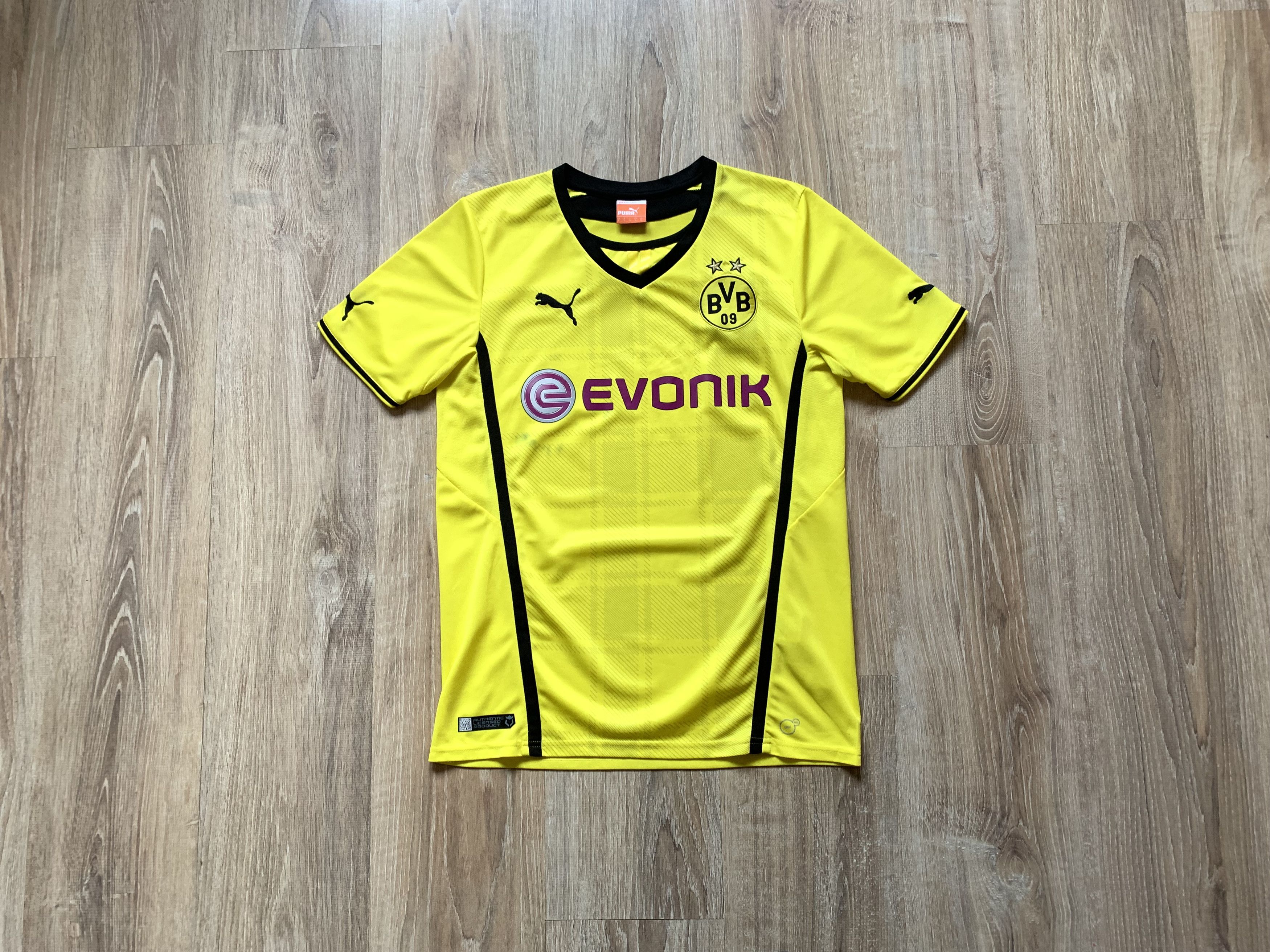 Puma × Vintage Vintage Puma Borussia Dortmund Football Jersey #11 Reus Size US S / EU 44-46 / 1 - 1 Thumbnail