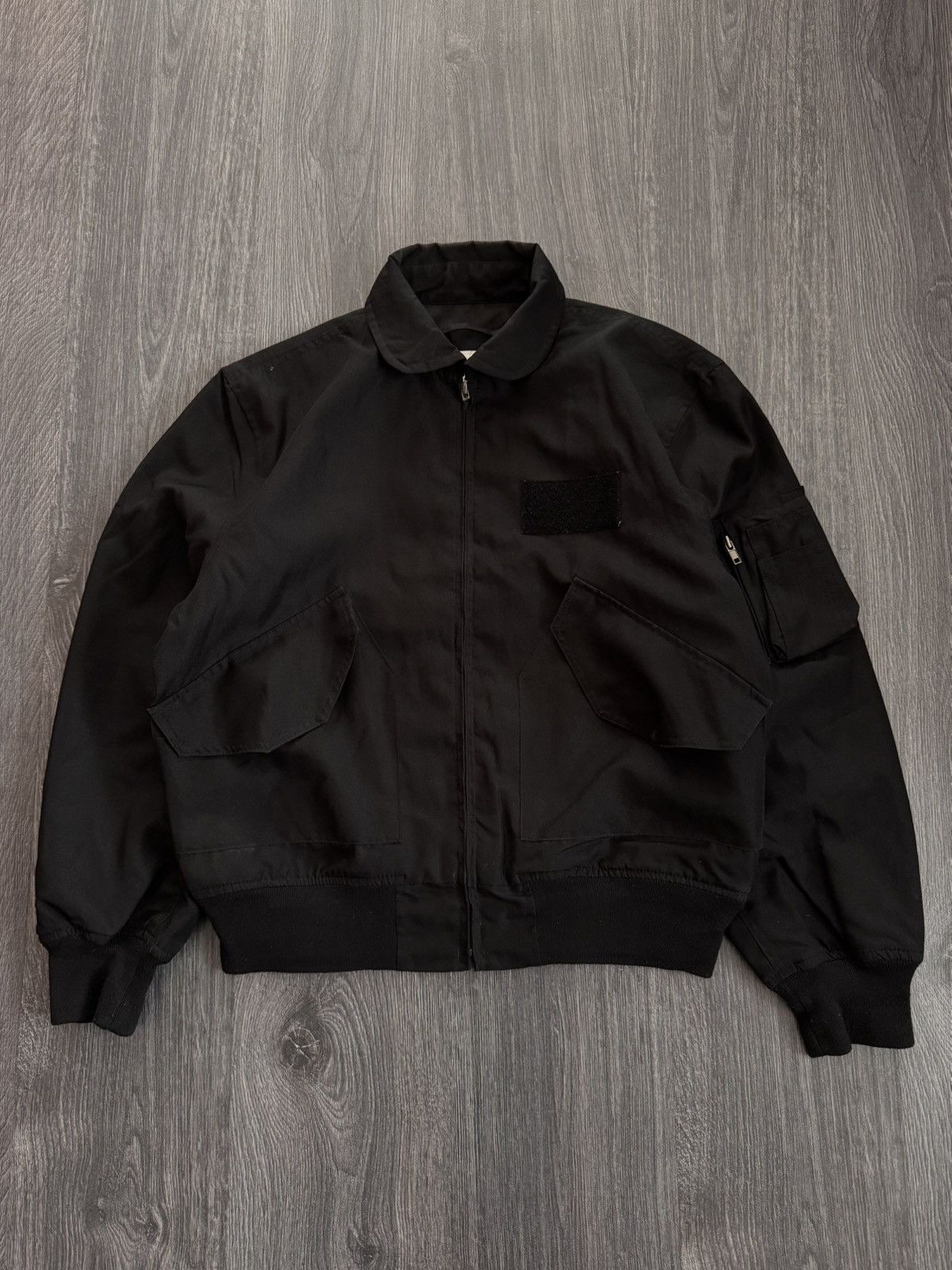 Vintage Vintage Cotton Bomber Jacker CWU 45 Style Size US M / EU 48-50 / 2 - 1 Thumbnail