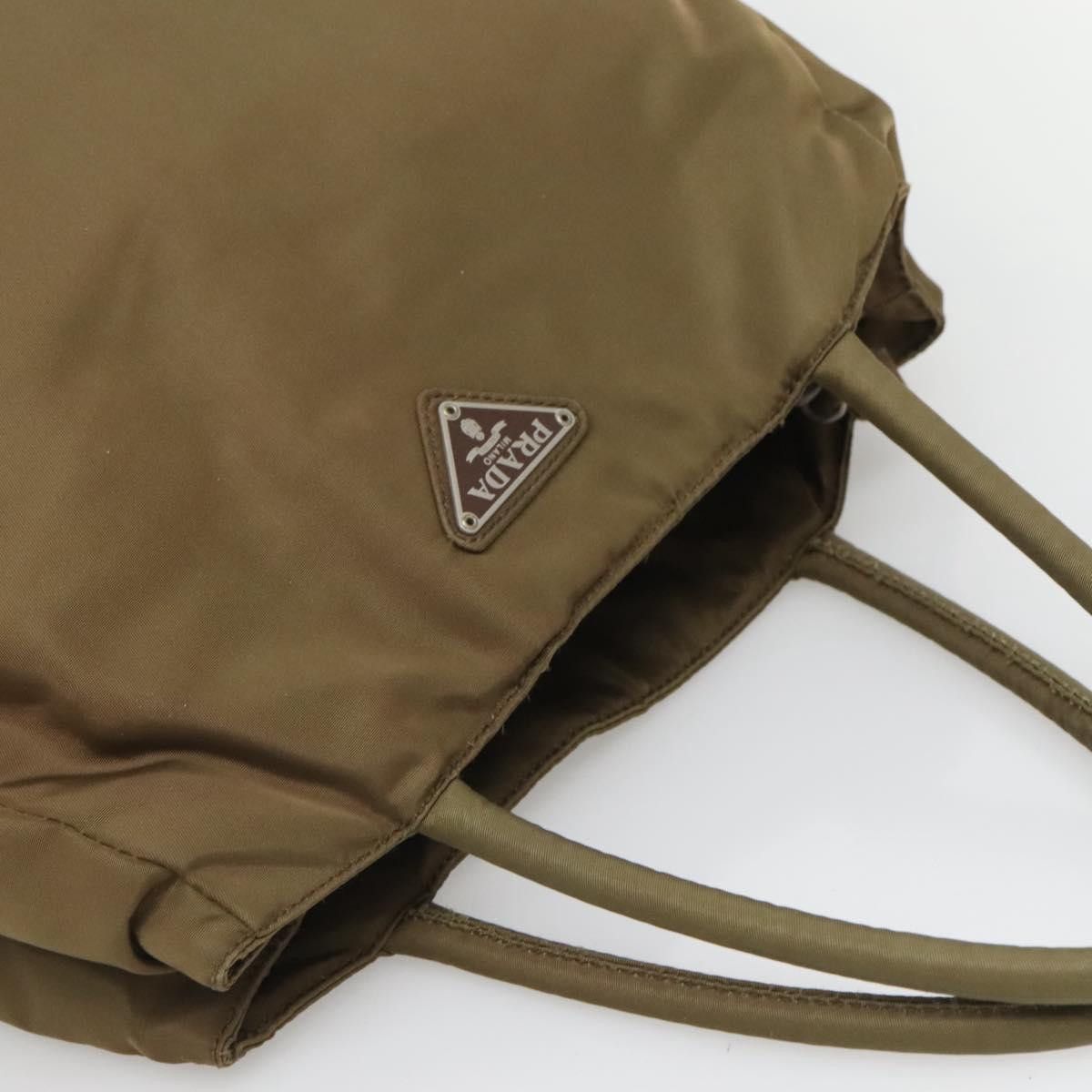 Prada PRADA Hand Bag Nylon Khaki Size ONE SIZE - 6 Thumbnail