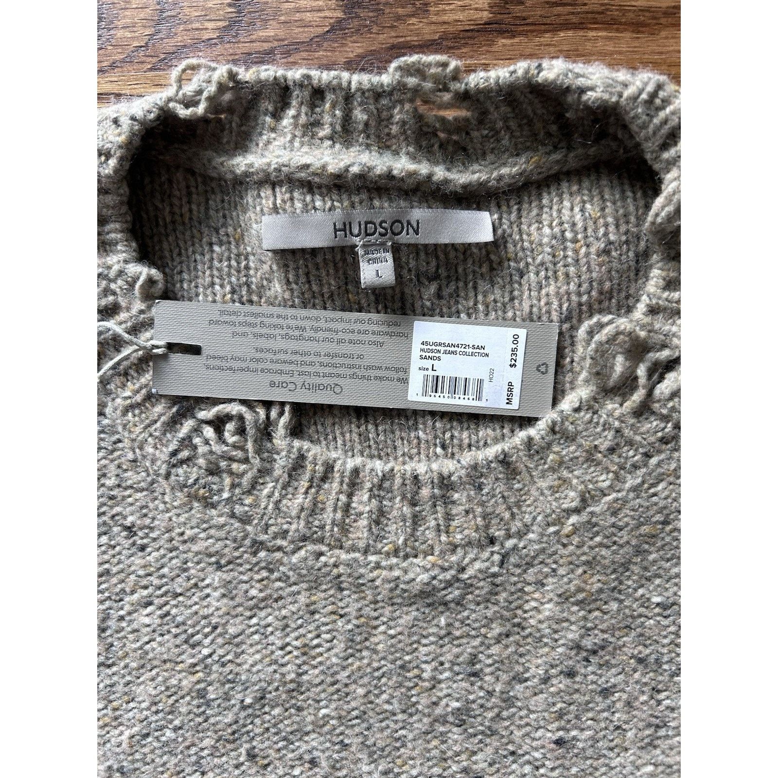 Hudson Hudson Crewneck Size L RRP 235$ Size US L / EU 52-54 / 3 - 2 Thumbnail