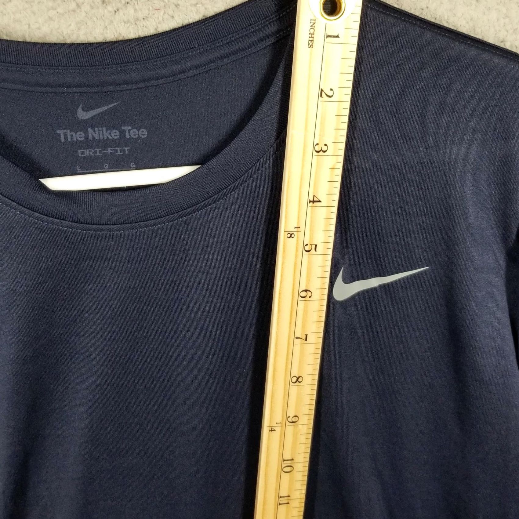 Nike Nike Women's Longsleeve Shirt Large Blue Training Tee Size L / US 10 / IT 46 - 4 Thumbnail