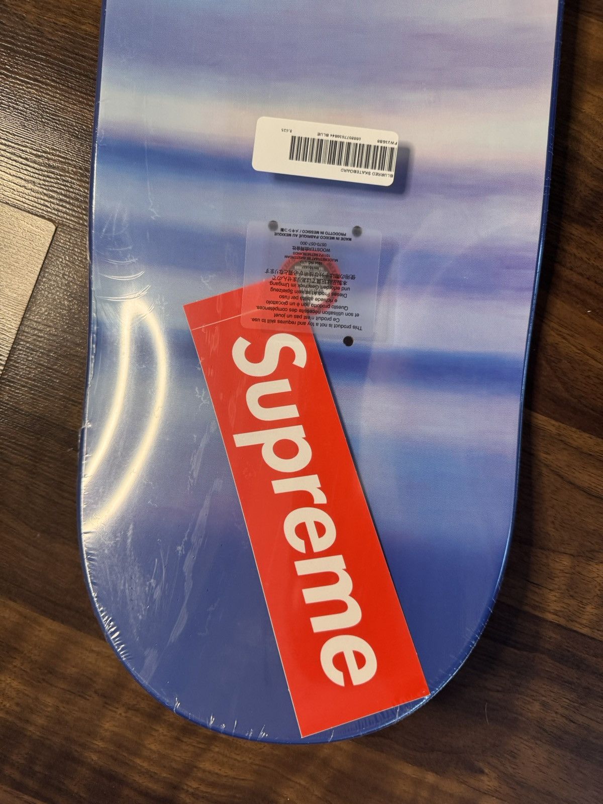 Supreme SUPREME BLURRED LOGO SKATEBOARD DECK Size ONE SIZE - 3 Thumbnail