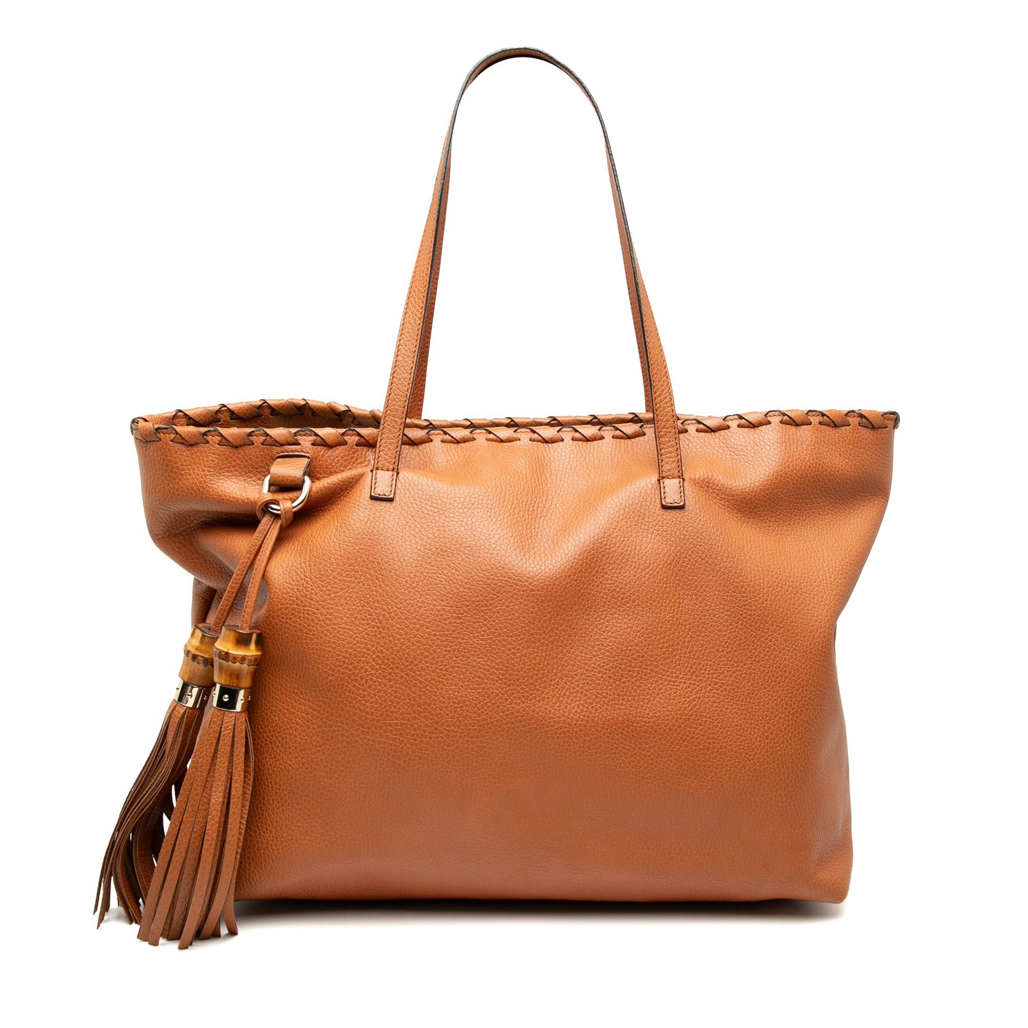 Gucci Leather Peggy Braided Tote Size ONE SIZE - 1 Thumbnail