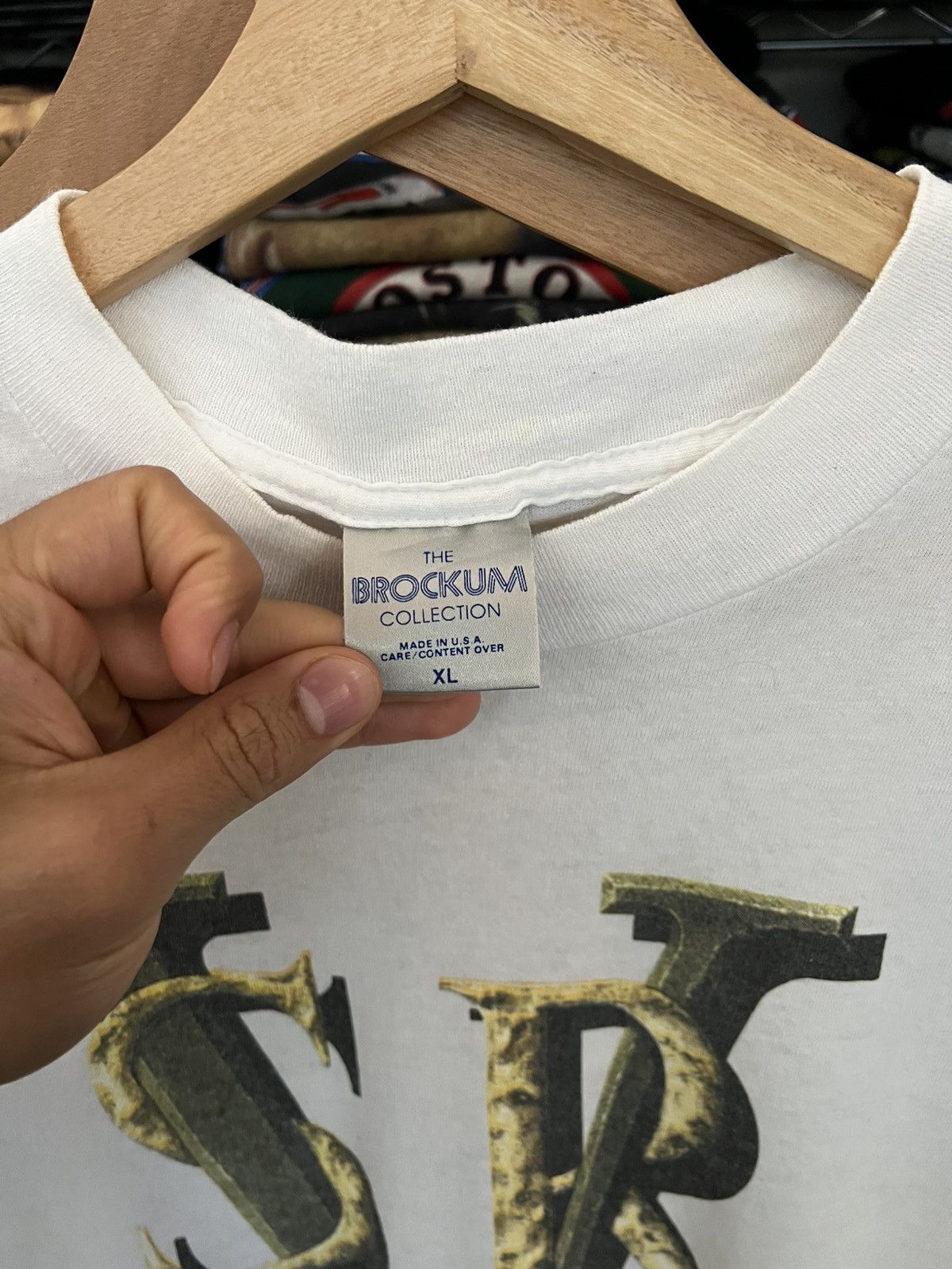 Brockum 1989 Stevie Ray Vaughan and Double Trouble Tour Tee 80s Size US XL / EU 56 / 4 - 4 Thumbnail