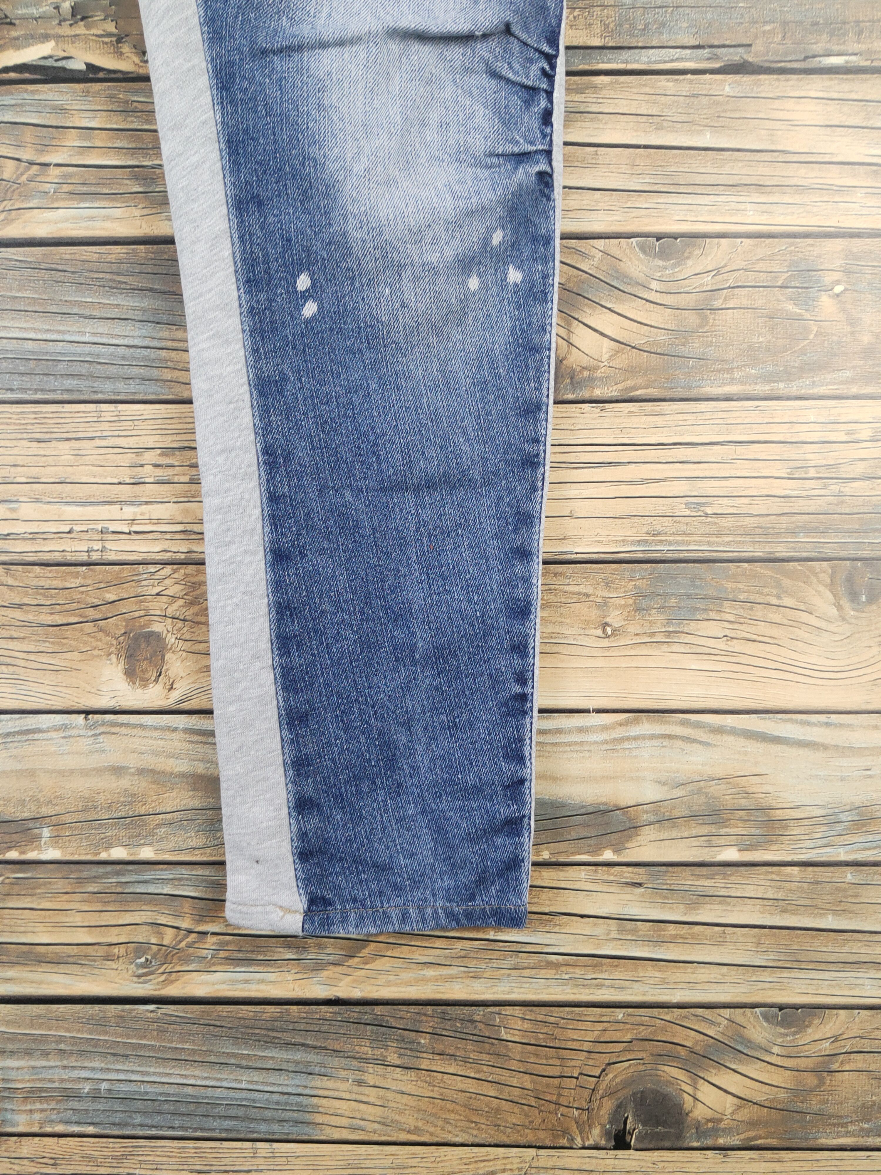 Japanese Brand DL Japanese Brand Blue Gray Multipocket Half Jeans# 46-004 Size 28" / US 6 / IT 42 - 6 Thumbnail