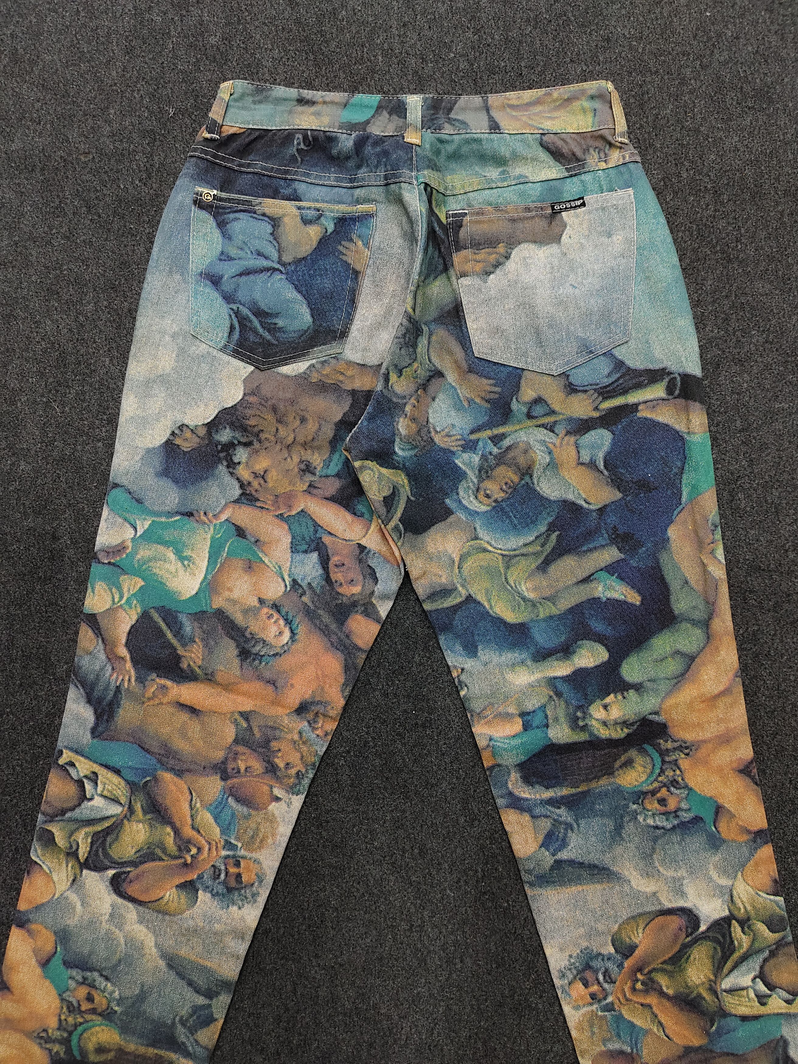 Seditionaries 90s Gossip- Renaissance Chaos Art Graphic Jeans Size US 30 / EU 46 - 4 Thumbnail