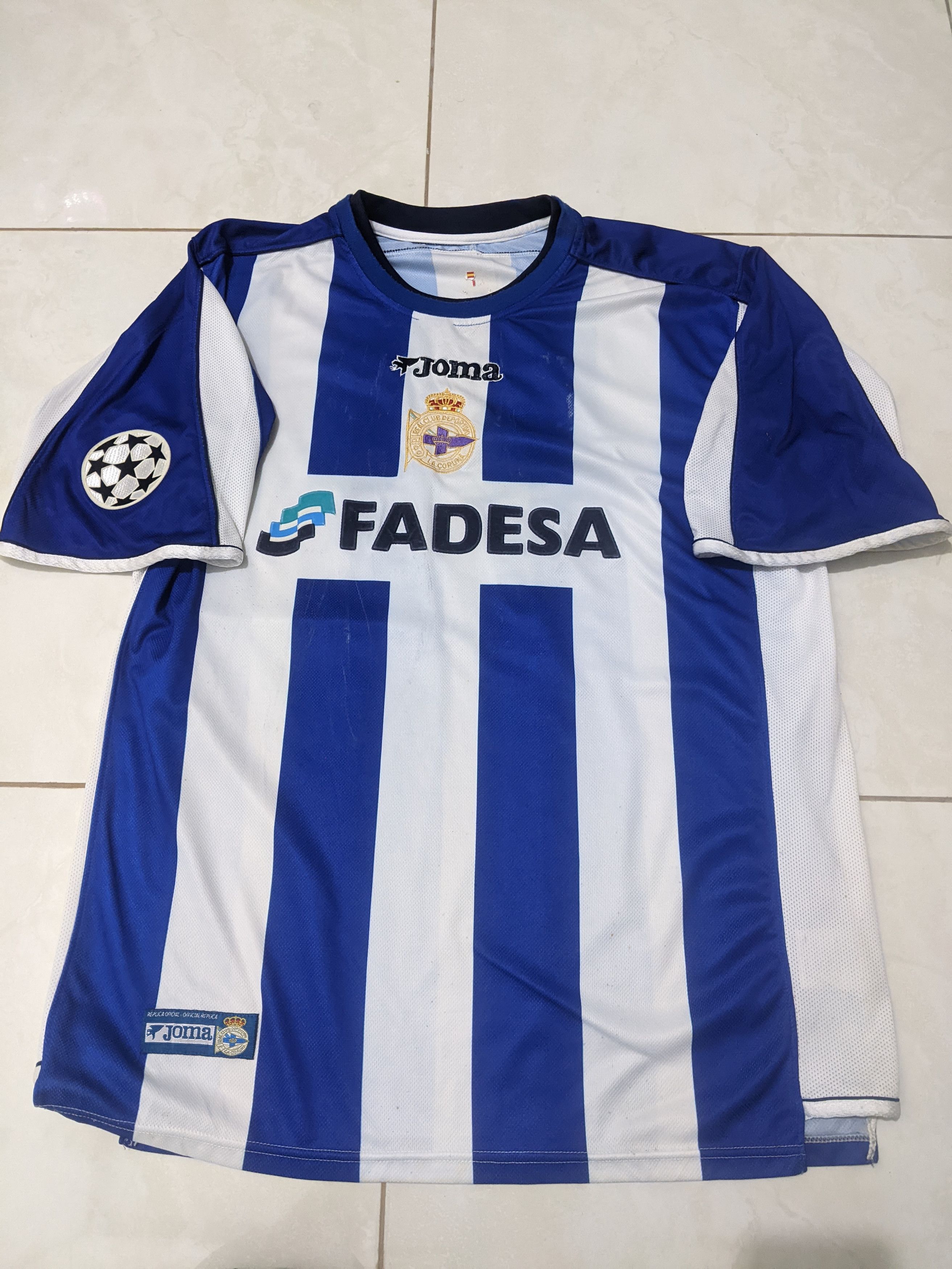 Joma Devortivo la coruna home 2004-05 MAKAY Jersey football shirt Size US L / EU 52-54 / 3 - 1 Thumbnail