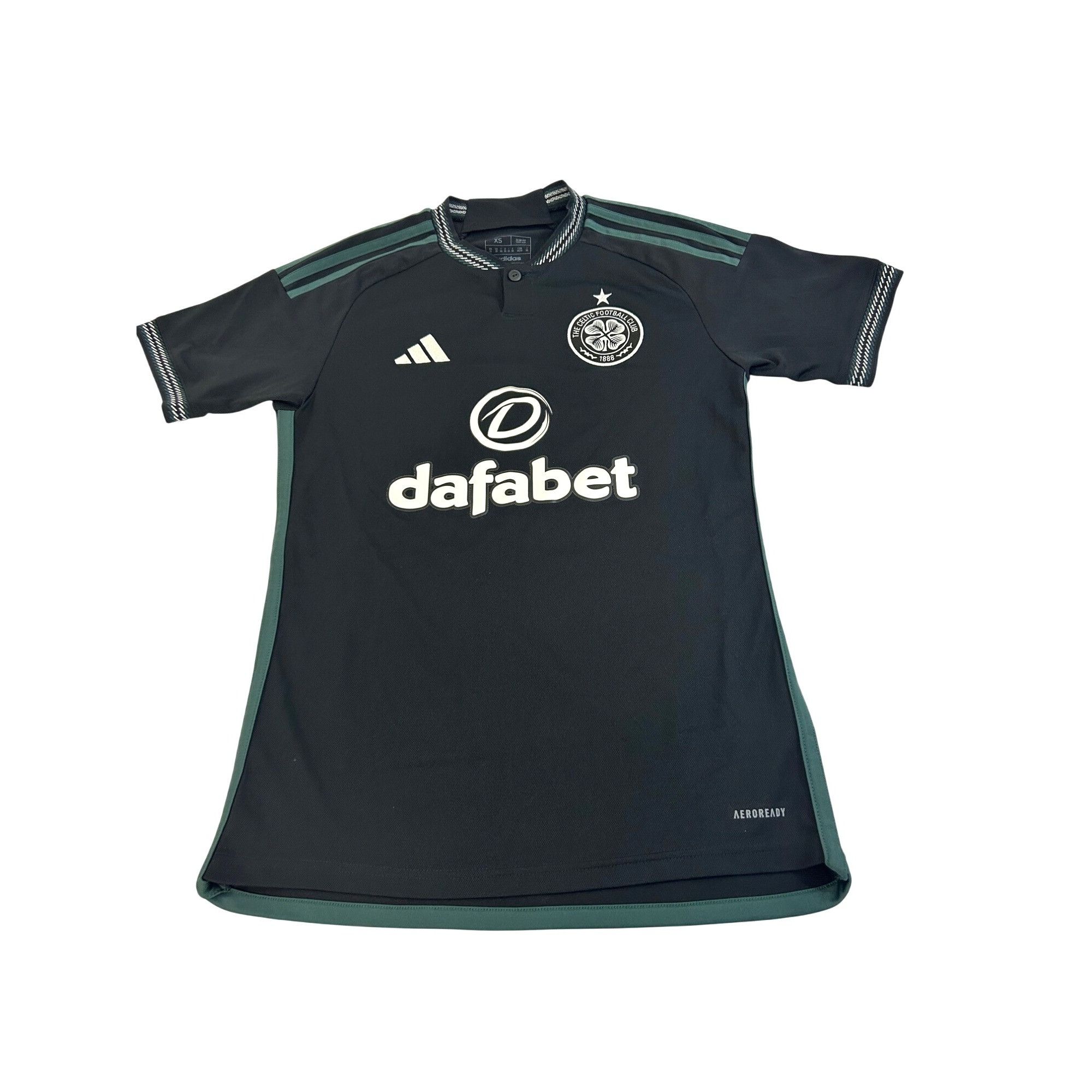 Adidas Adidas Celtic Football Club Men Soccer Jersey XS Black Green Size US XS / EU 42 / 0 - 9 Thumbnail