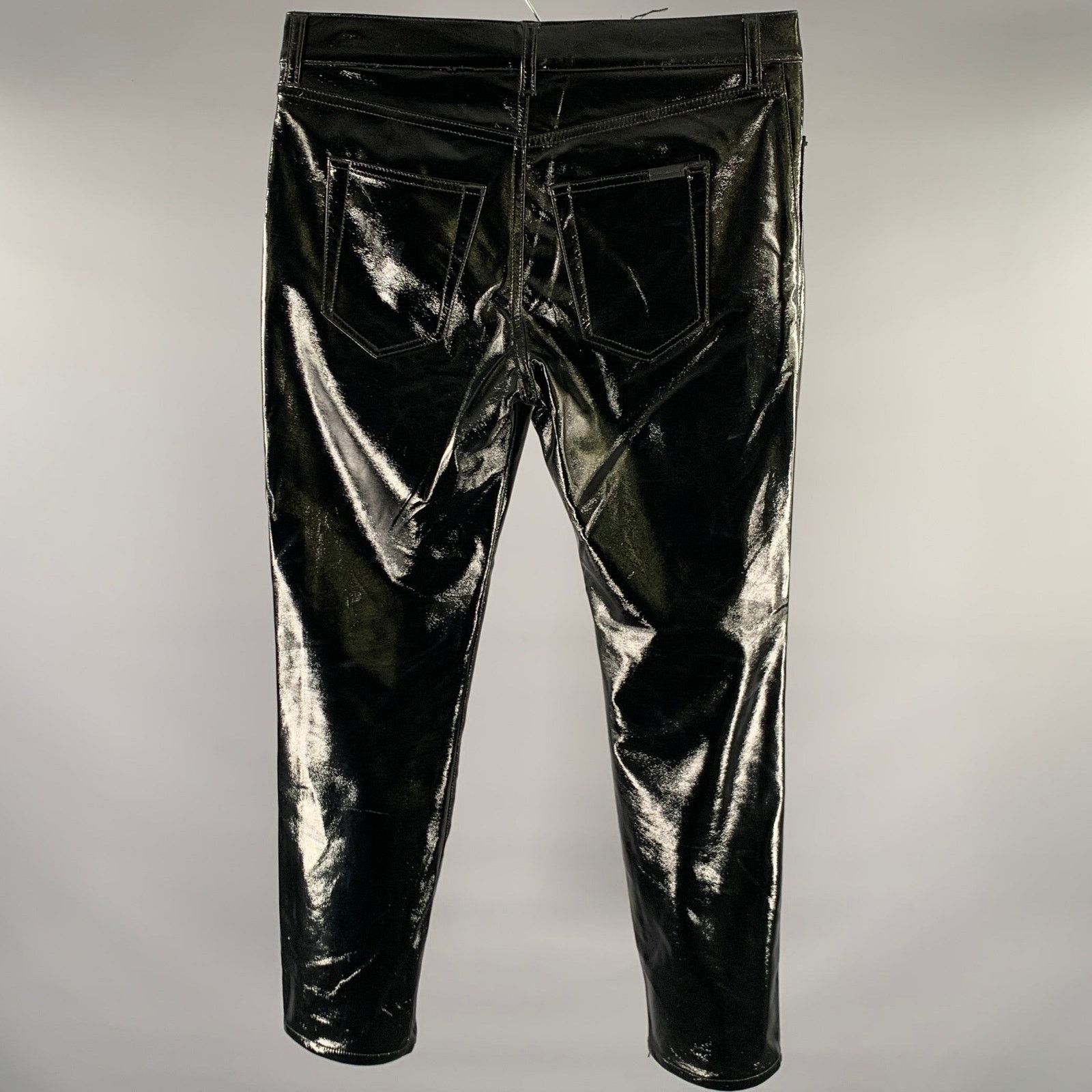 Saint Laurent Paris SAINT LAURENT Size 30 Black Polyester Pants Size US 30 / EU 46 - 3 Thumbnail