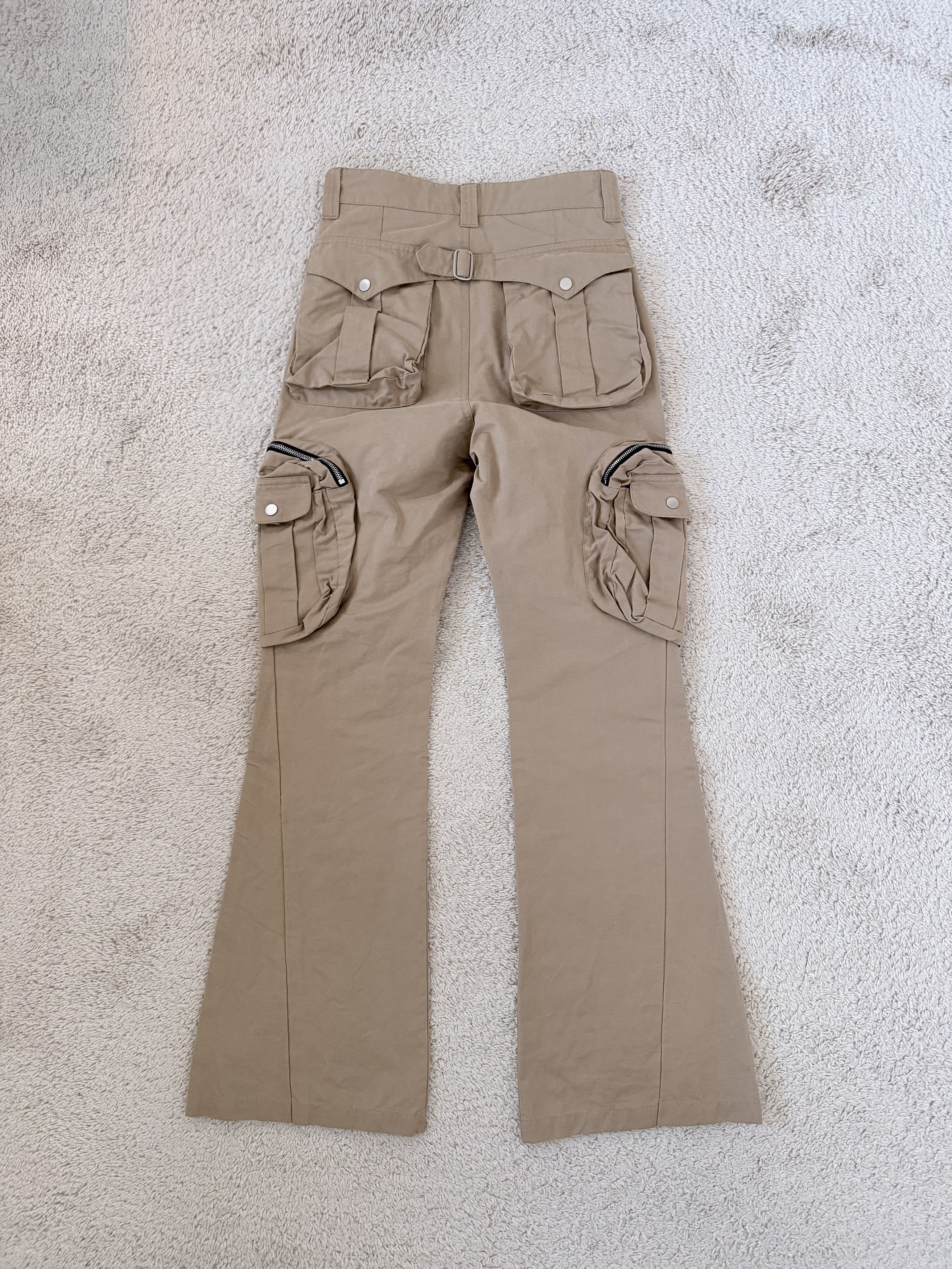 FFFPOSTALSERVICE FFFPOSTALSERVICE Flare Cargo Pants V2.0 Size US 28 / EU 44 - 3 Thumbnail