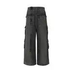 Designer × Japanese Brand × Jean Hombre Drawstring Elastic Baggy Cargo Jeans y2k Size US 34 / EU 50 - 3 Thumbnail