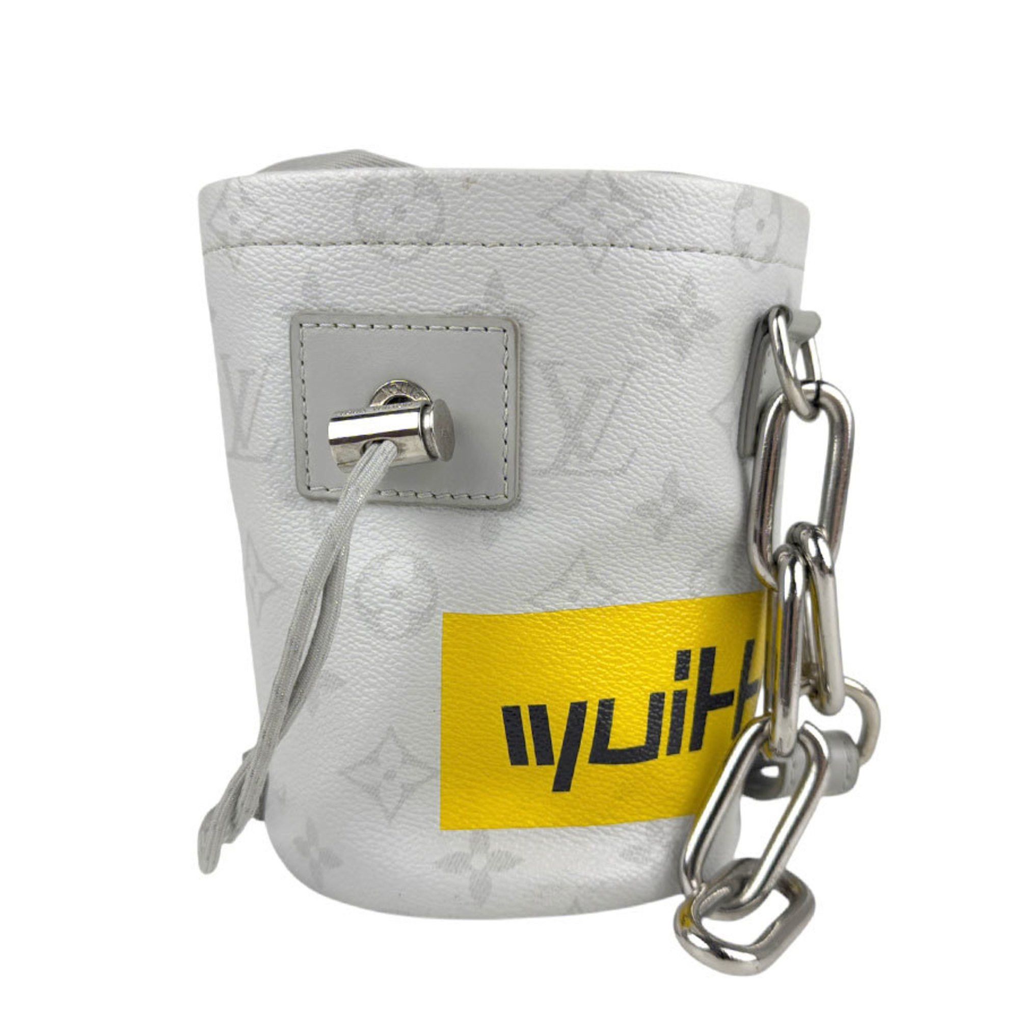 Louis Vuitton Louis Vuitton Monogram Shadow Chalk Nano Bag M44628