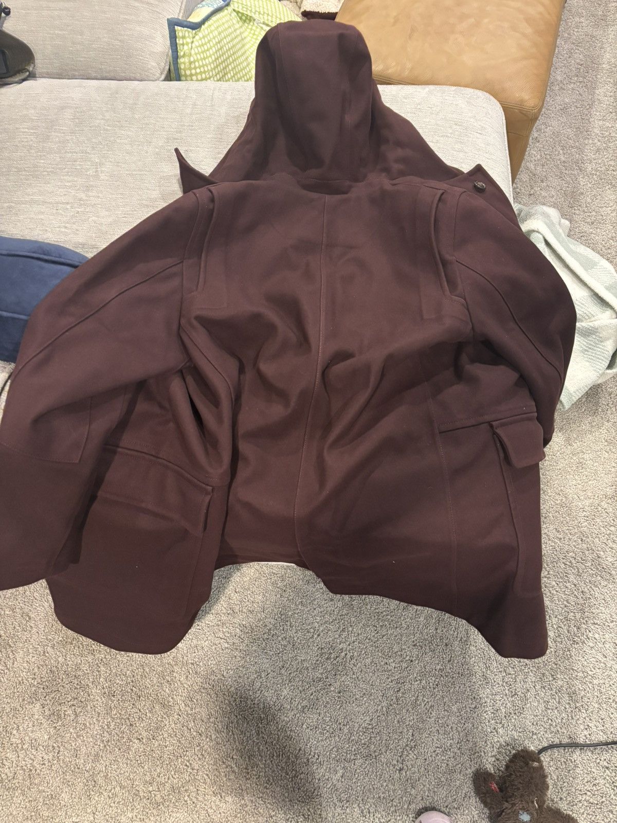 Marni Marni Wool Hooded Overcoat Fall 2013 Size US L / EU 52-54 / 3 - 3 Thumbnail