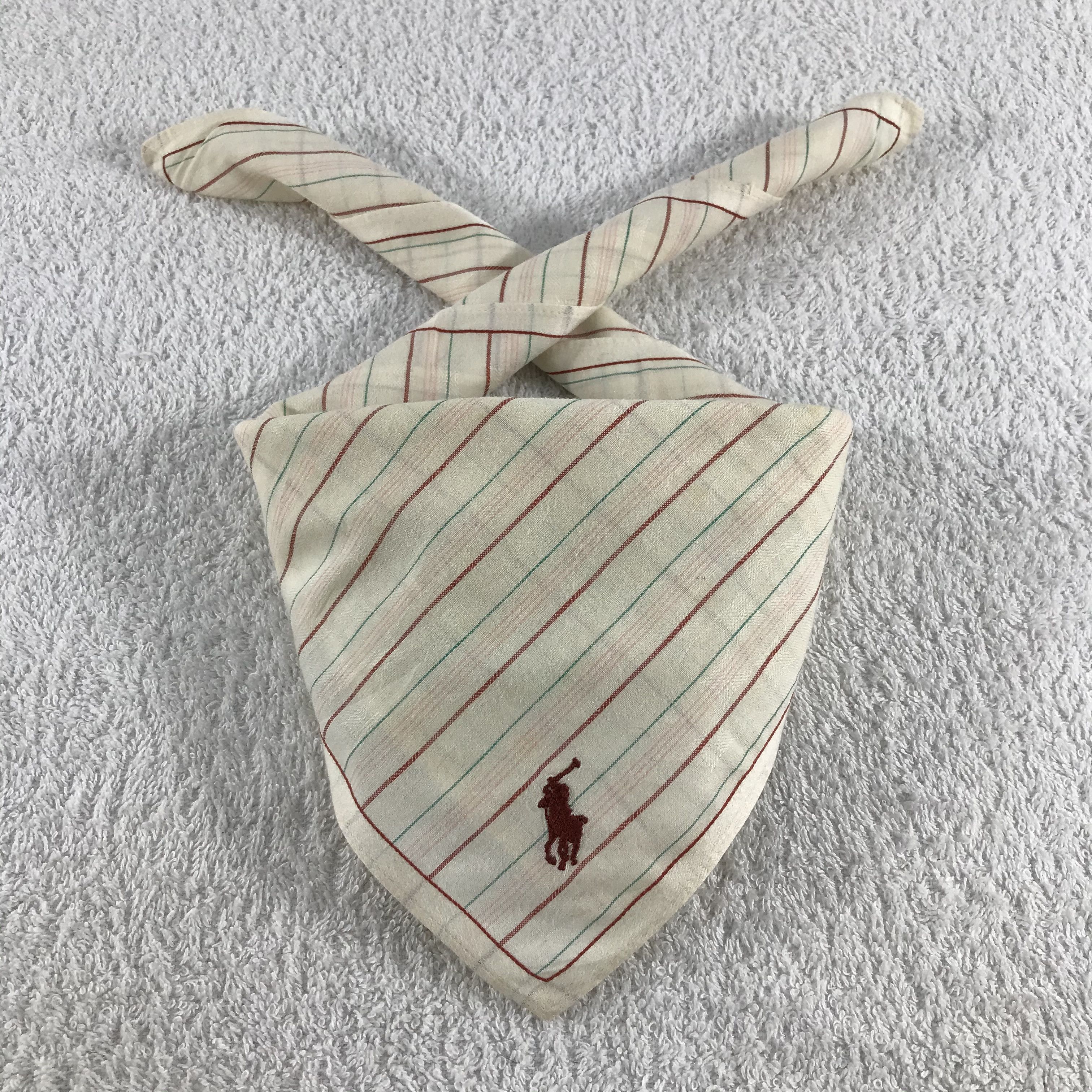 Polo Ralph Lauren × Vintage Polo Ralph Lauren Bandana / Handkerchief / Neckerchief -S362 Size ONE SIZE - 3 Thumbnail