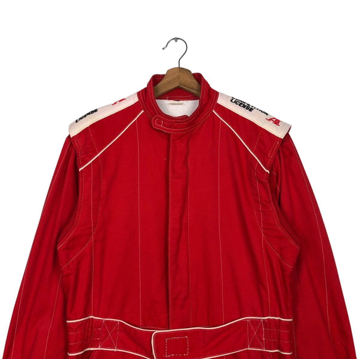 Japanese Brand 📌Vintage Coverall Racing Competition License A Racing Wear Size US 36 / EU 52 - 4 Thumbnail
